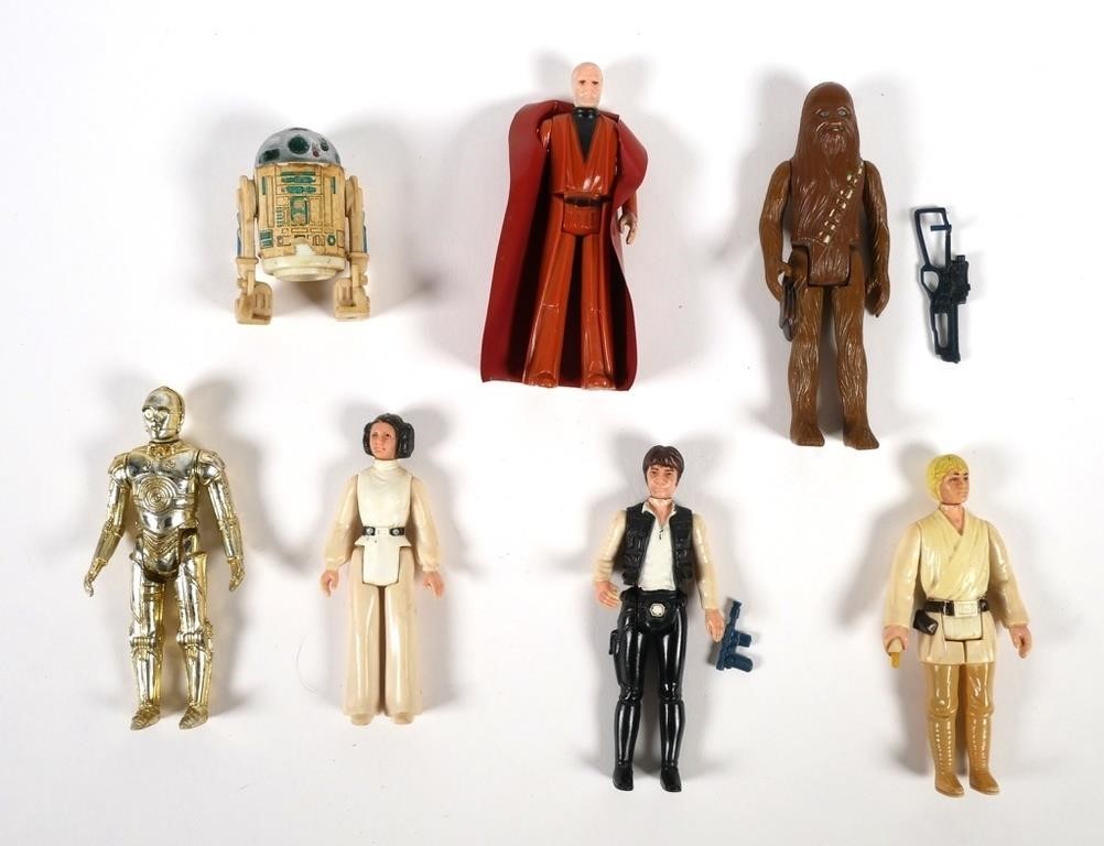  7 STAR WARS ACTION FIGURESVintage 3b58c3