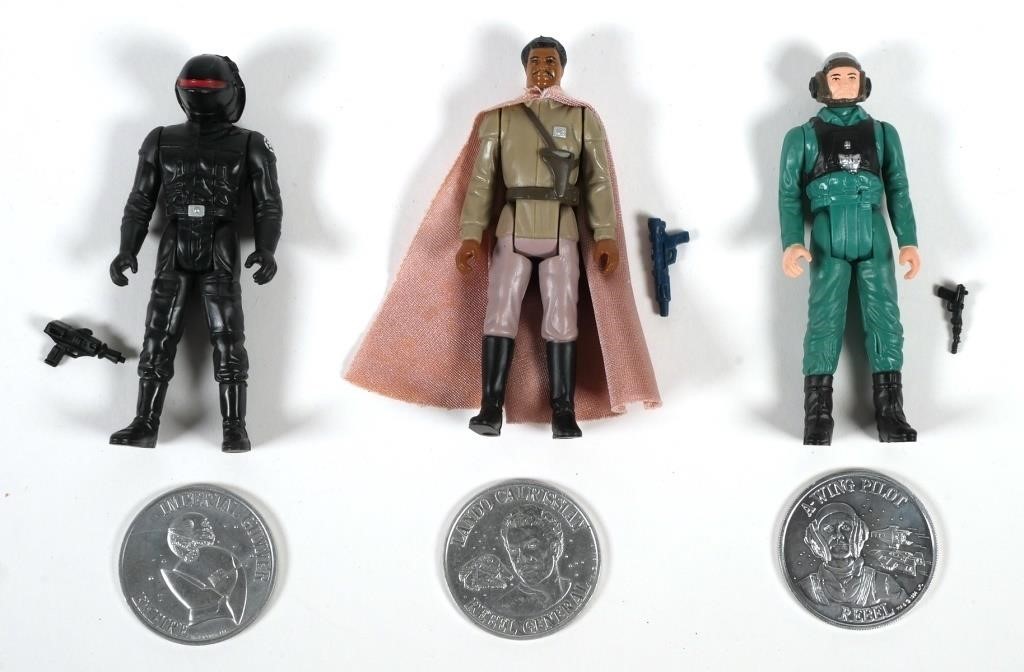  3 STAR WARS ACTION FIGURESVintage 3b58ca