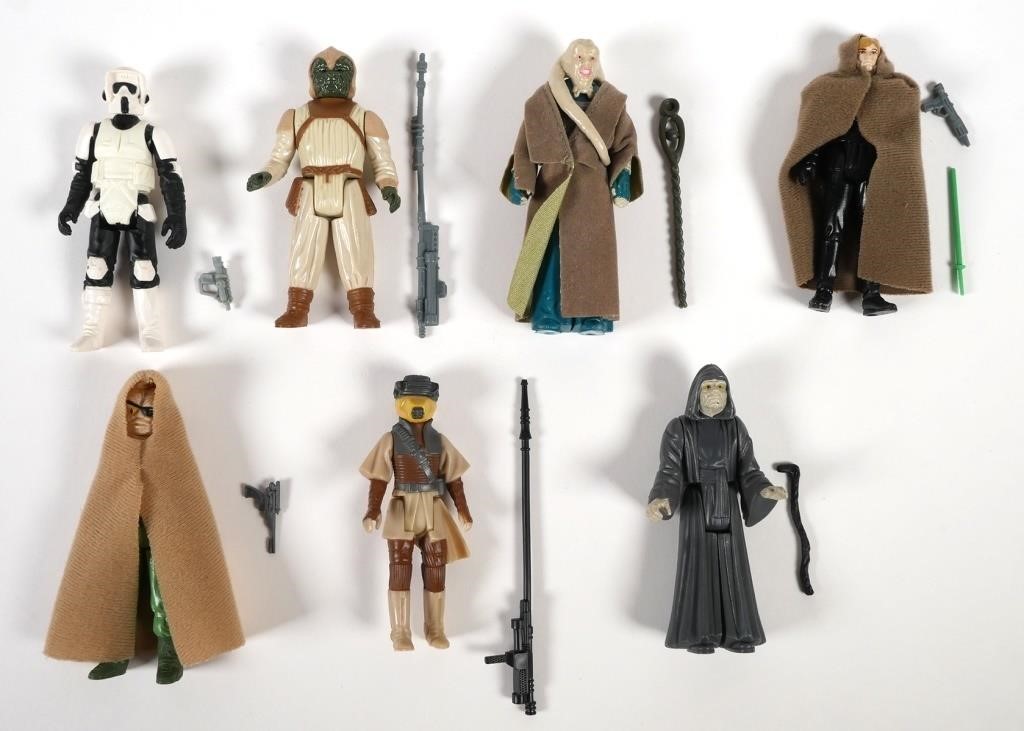 (7) STAR WARS ACTION FIGURESVintage