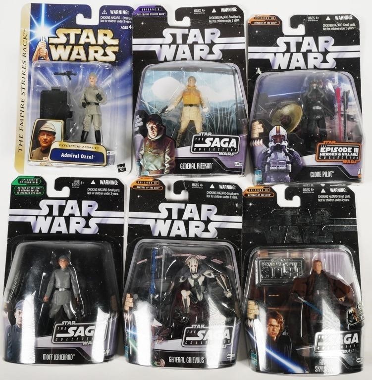  6 STAR WARS ACTION FIGURESStar 3b58e8