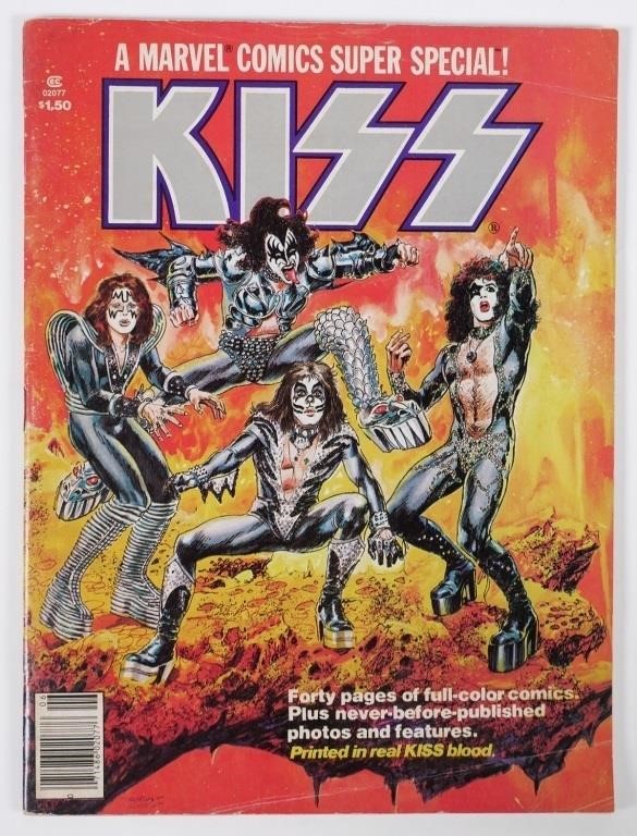 KISS MARVEL SUPER SPECIAL W/ BLOOD