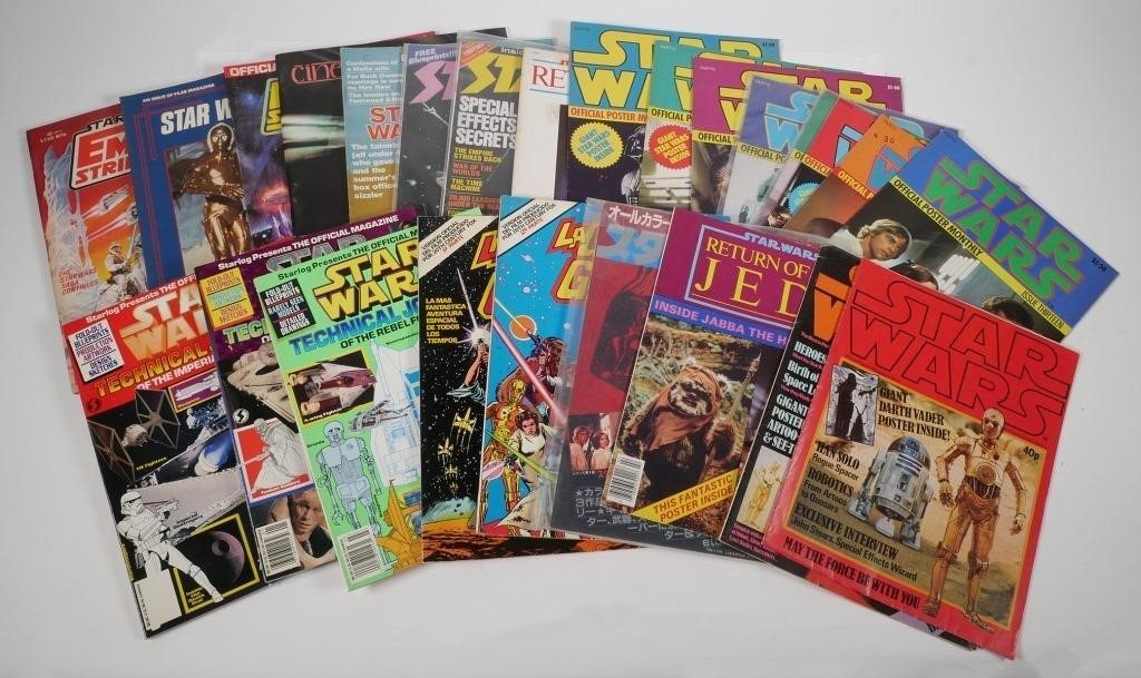 (25) STAR WARS MAGAZINES VINTAGEOriginal