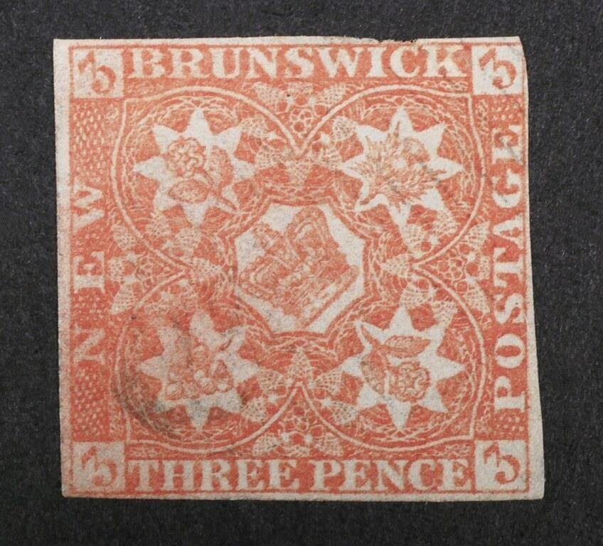 STAMP: 1851 NEW BRUNSWICK, SC#