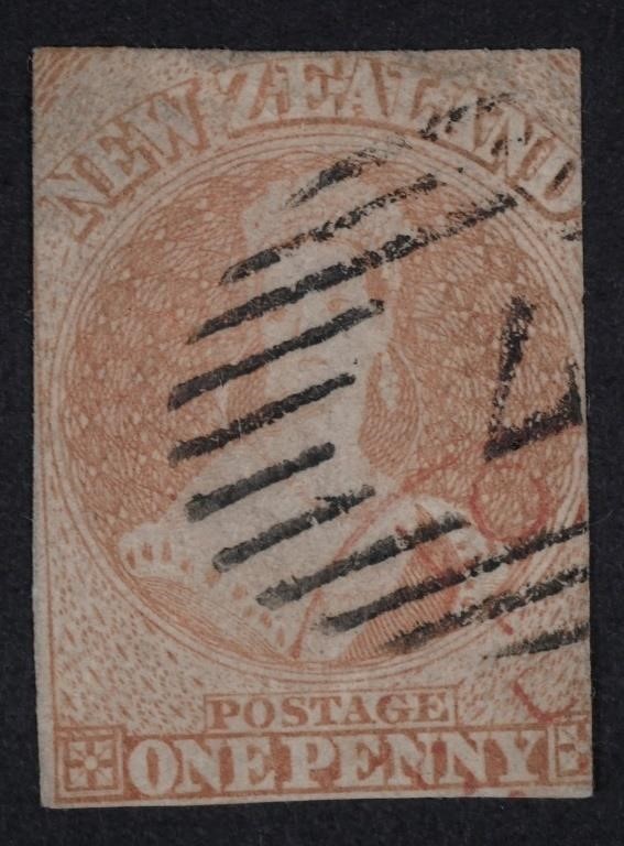 STAMP: 1857 NEW ZEALAND, SC# 72018 SCV