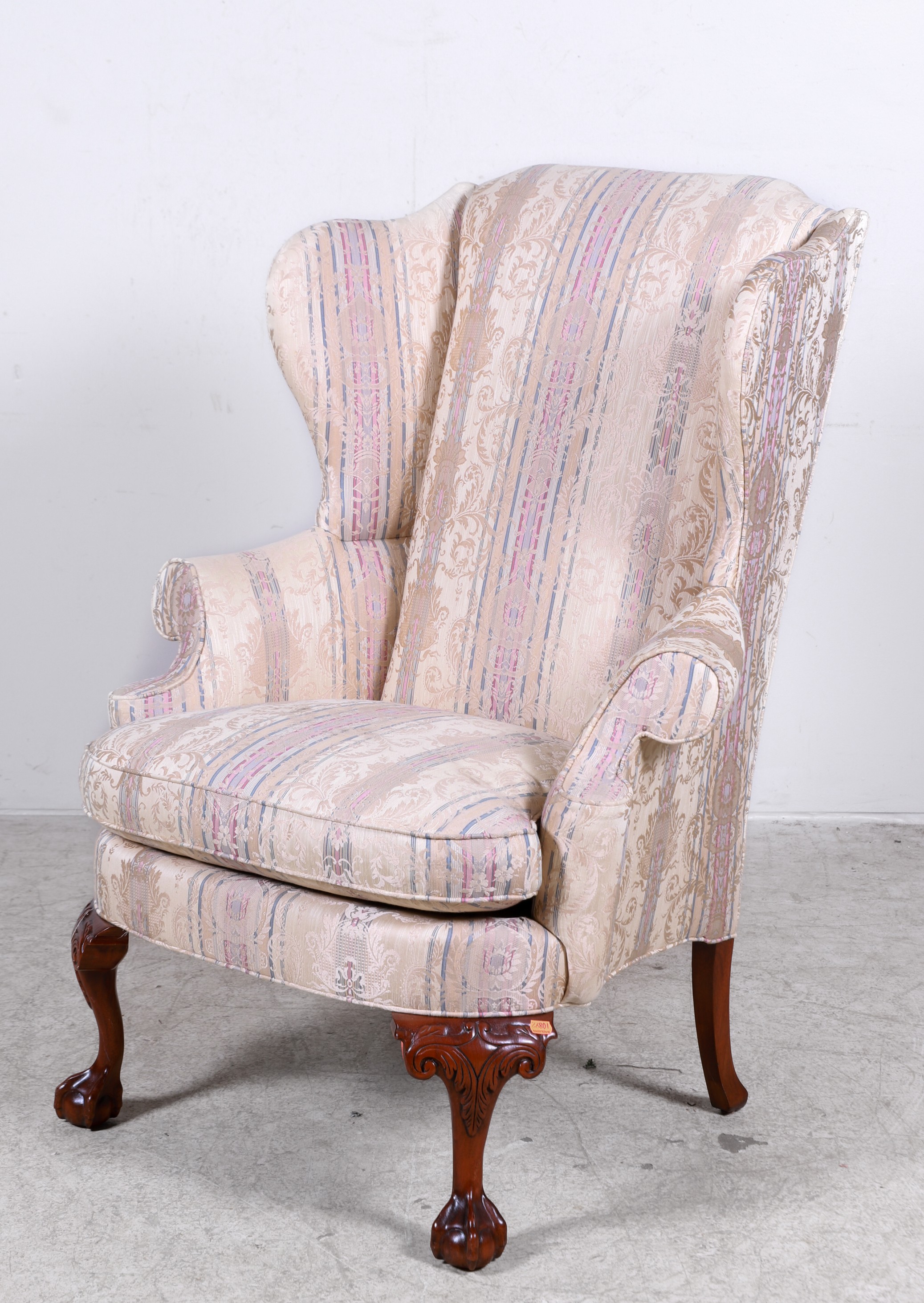 Southwood Chippendale style upholstered 3b59c0