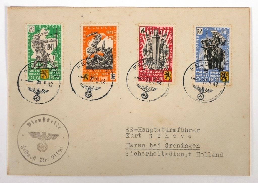 NAZI GERMANY AIRMAIL STAMPS ENVELOPE1936 3b59cd