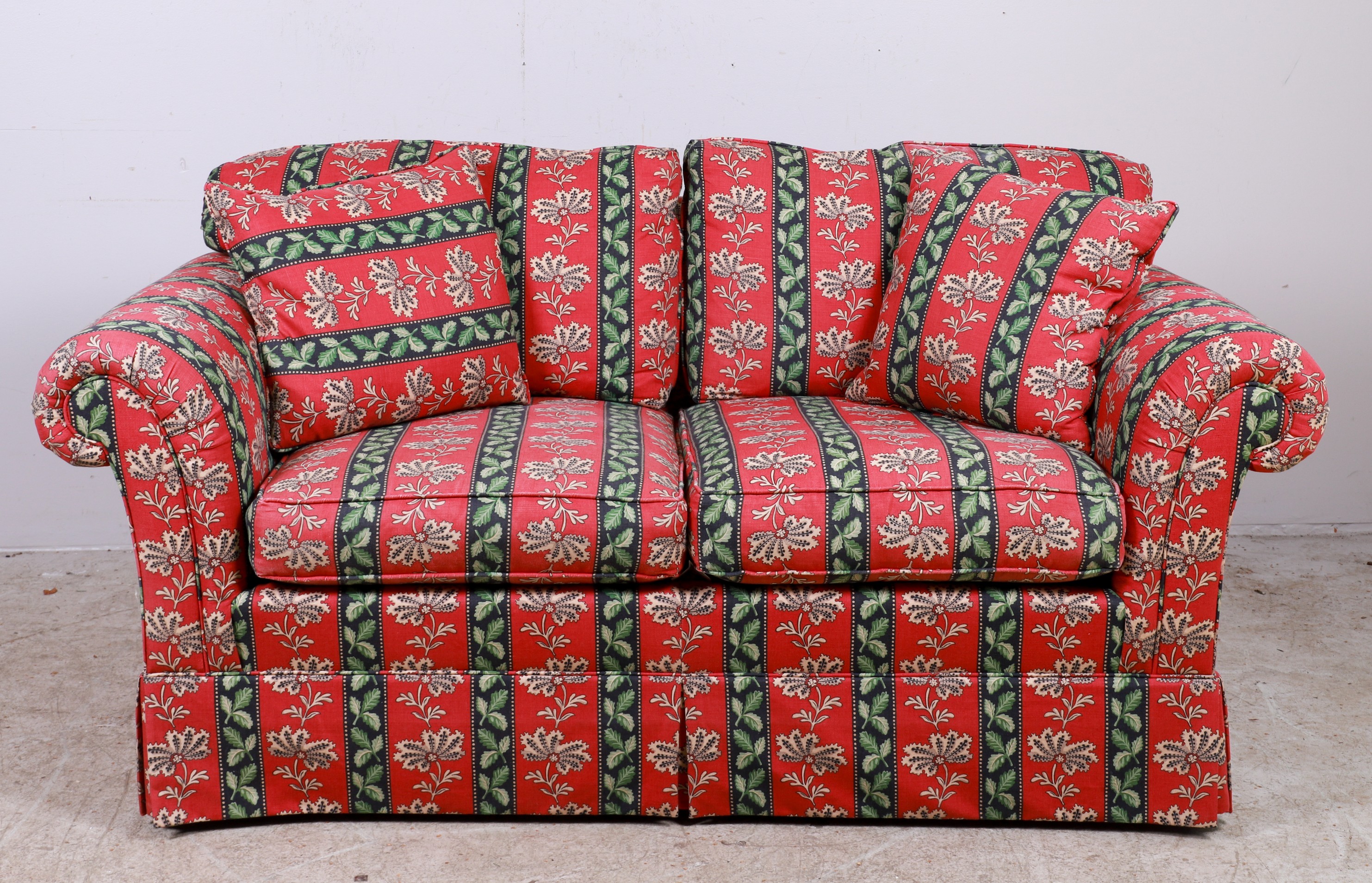 Beacon Hill upholstered loveseat,