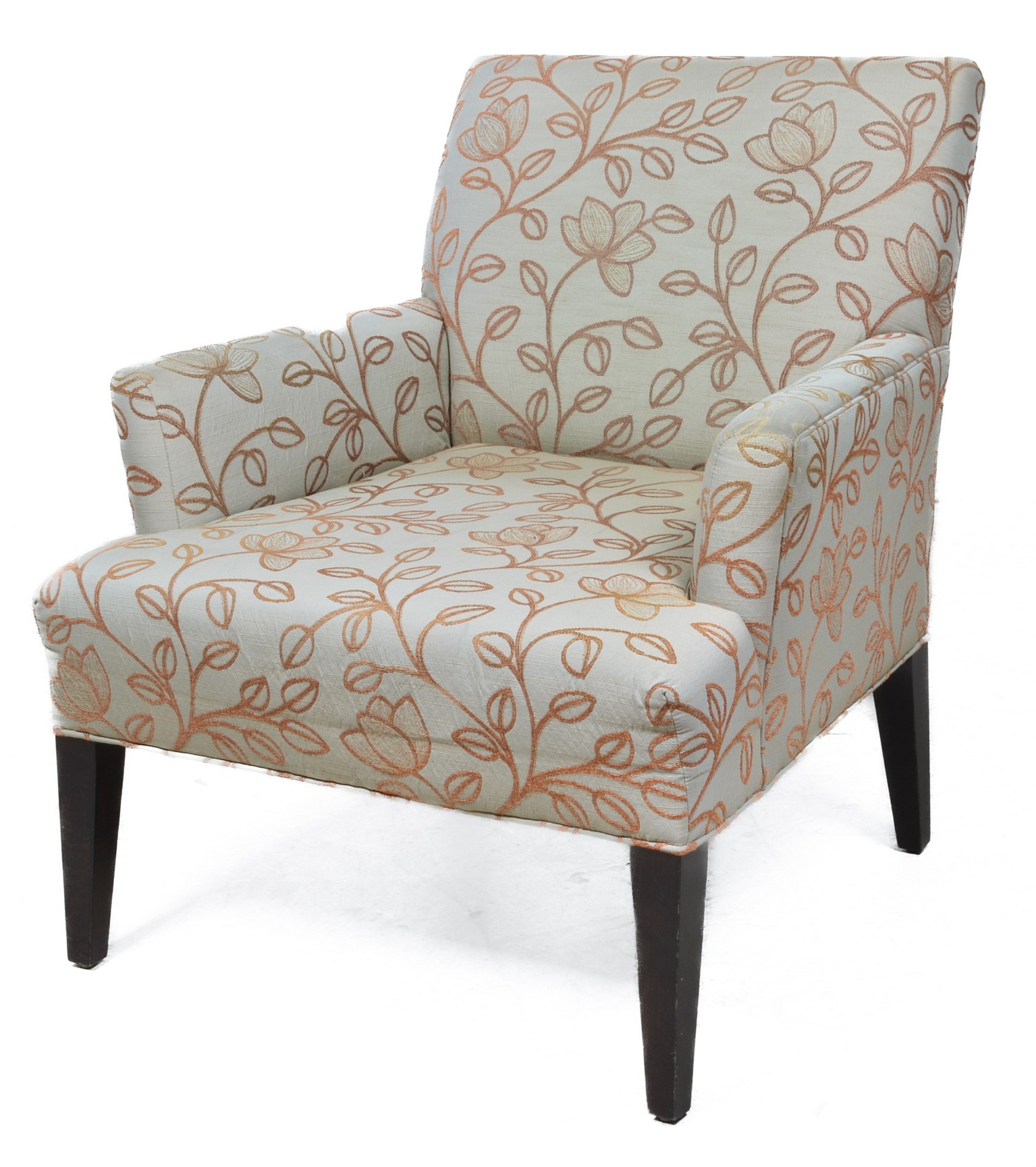 Contemporary upholstered lounge chair,