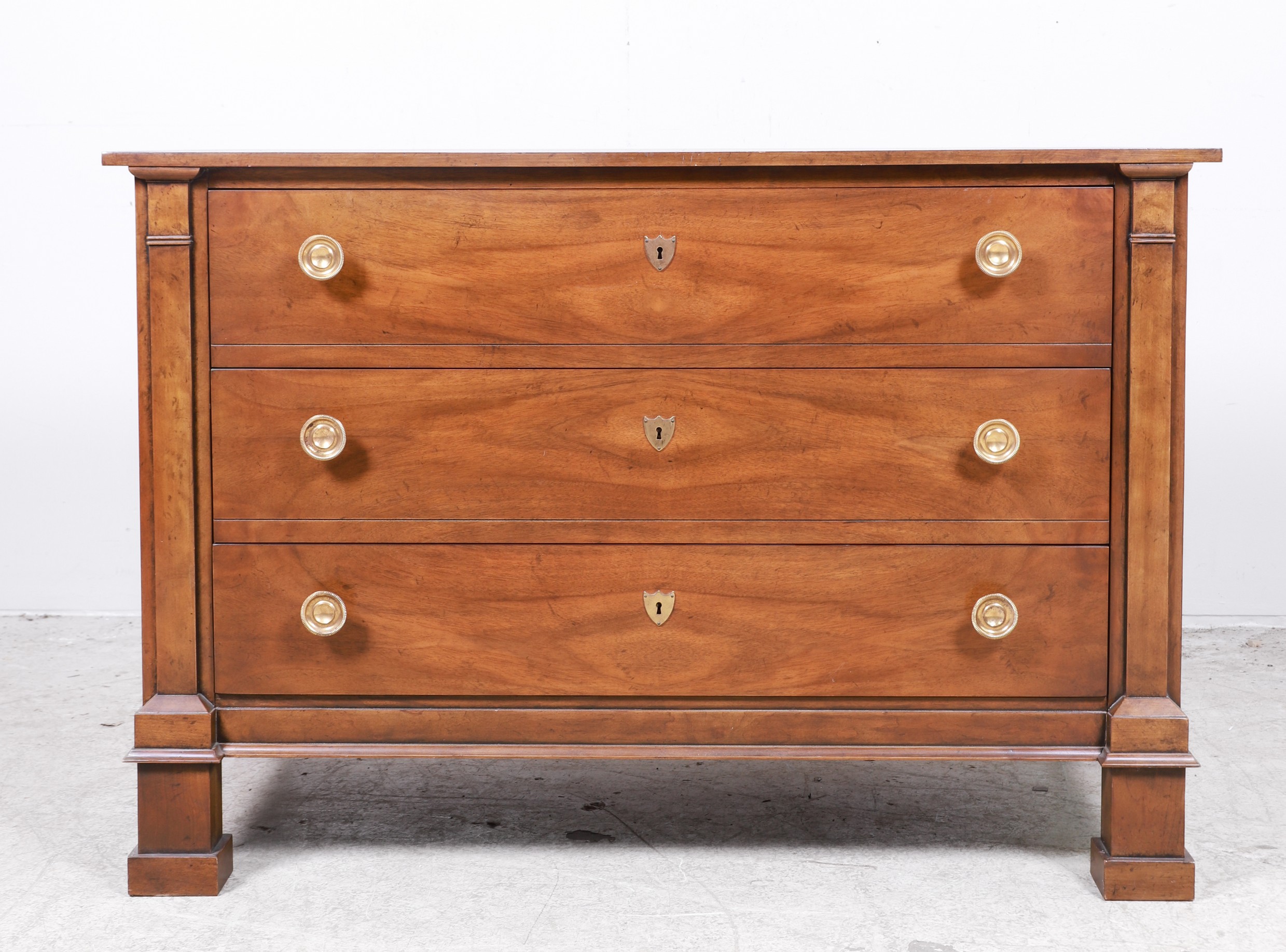 Baker Mahogany three drawer chest,