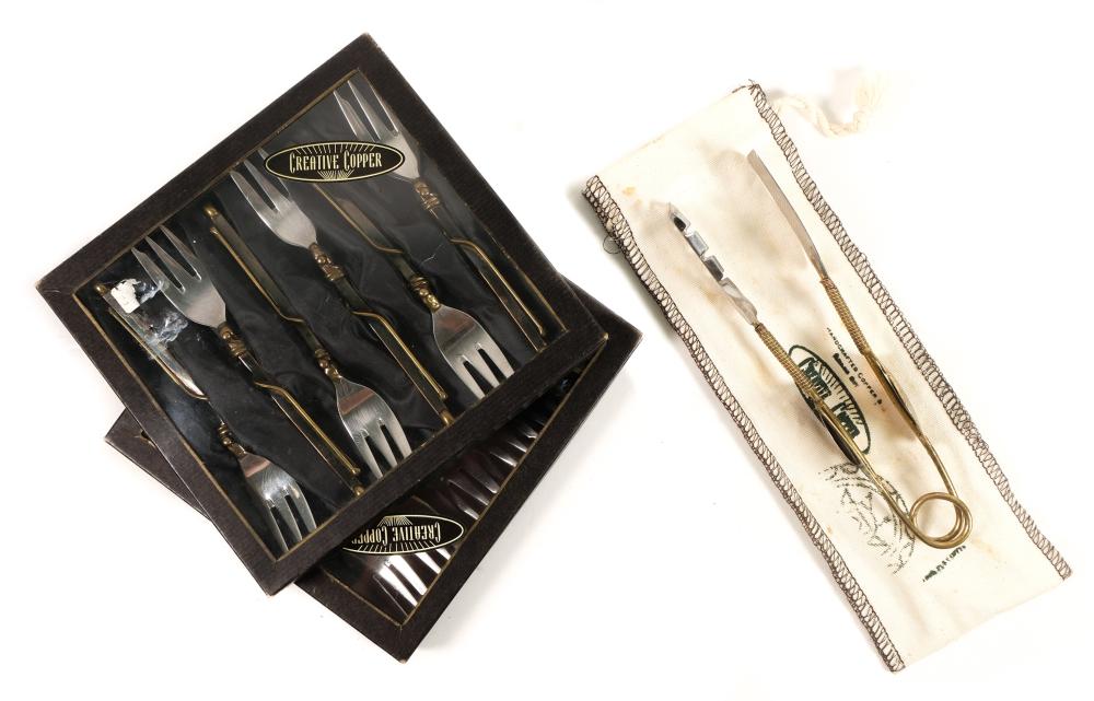 SET 13 PCS FLATWARE CREATIVE COPPER 3b59fa