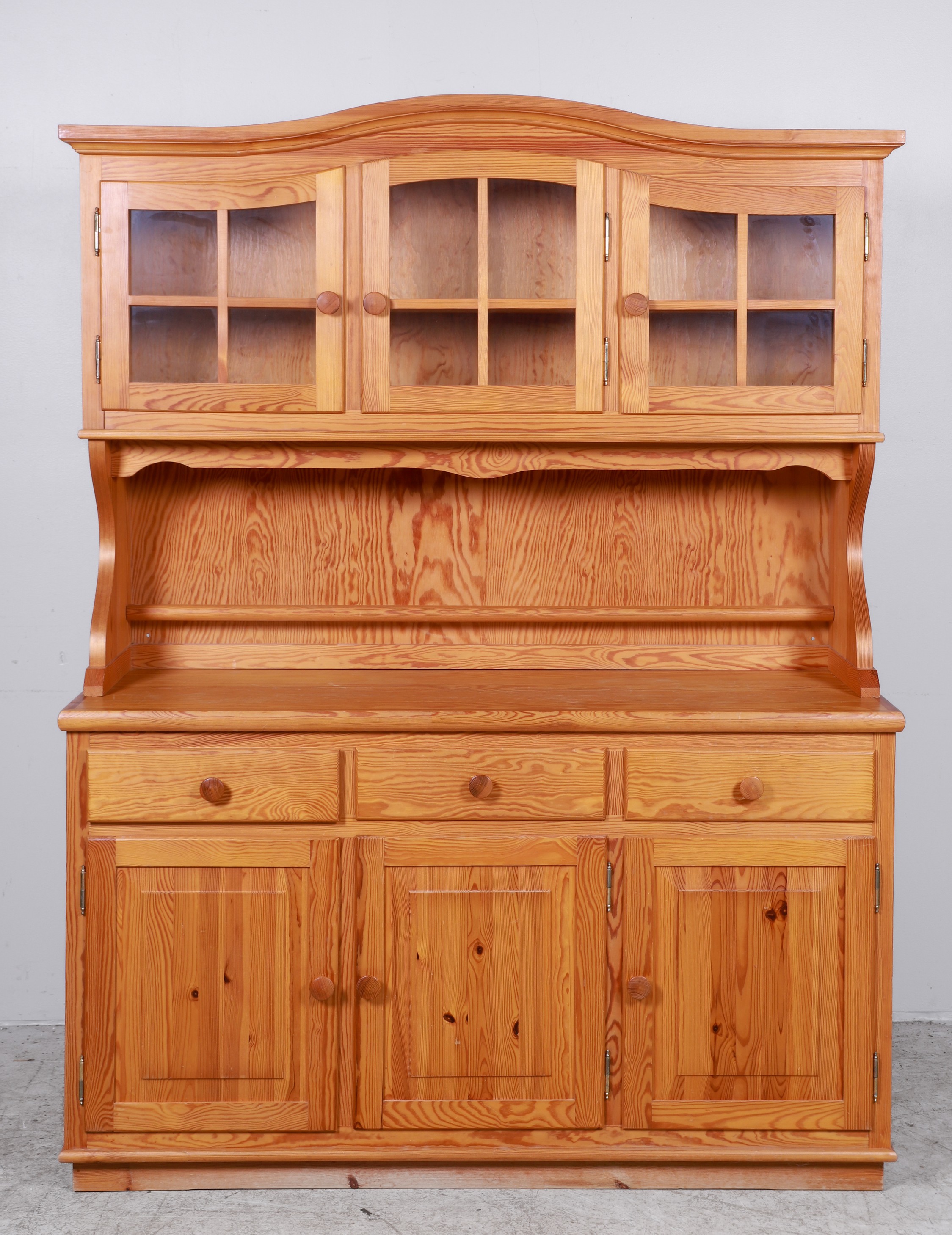 Pine 2 pc cabinet top with three 3b5a17