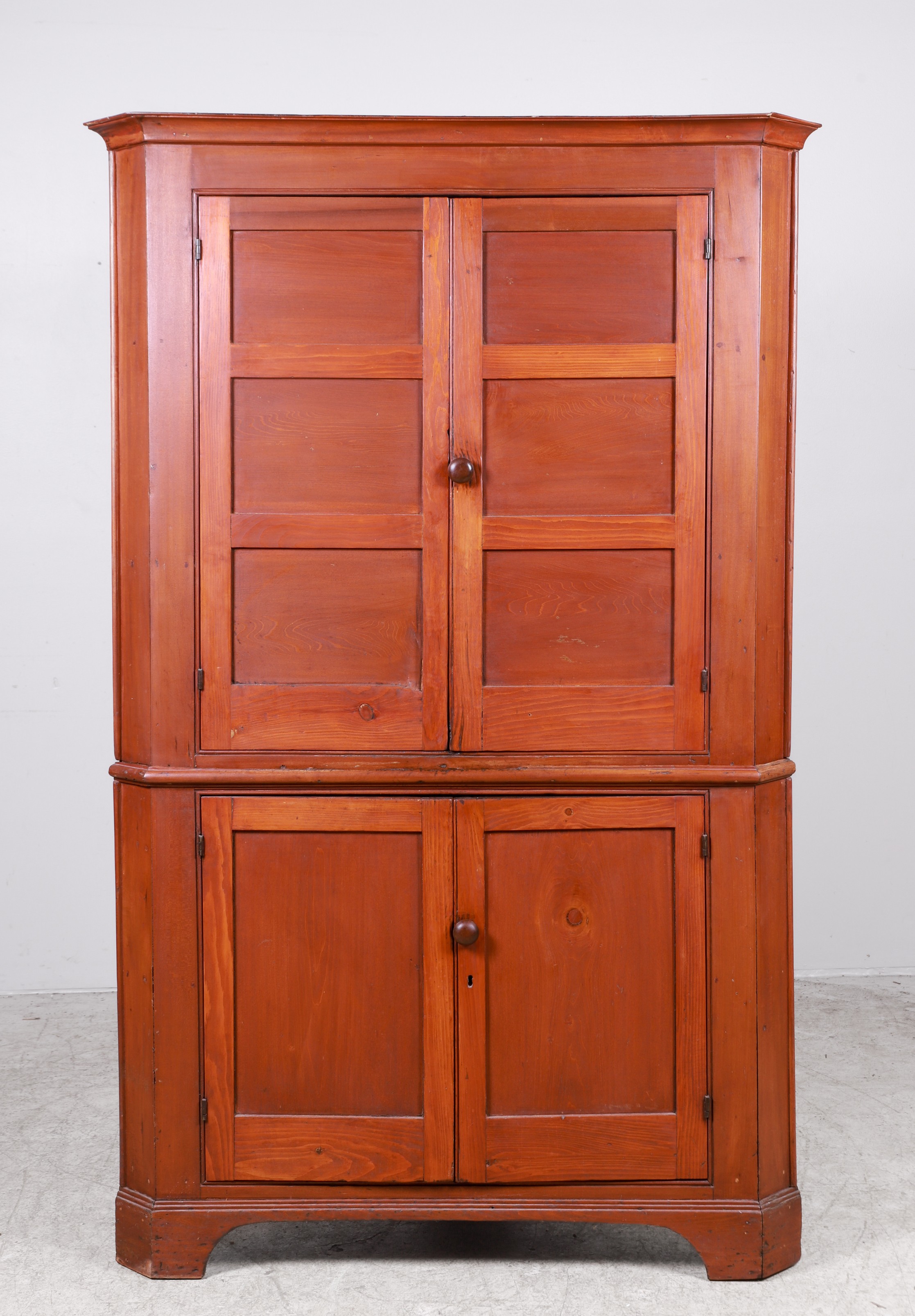 Cherry 2 pc blind door corner cupboard  3b5a62