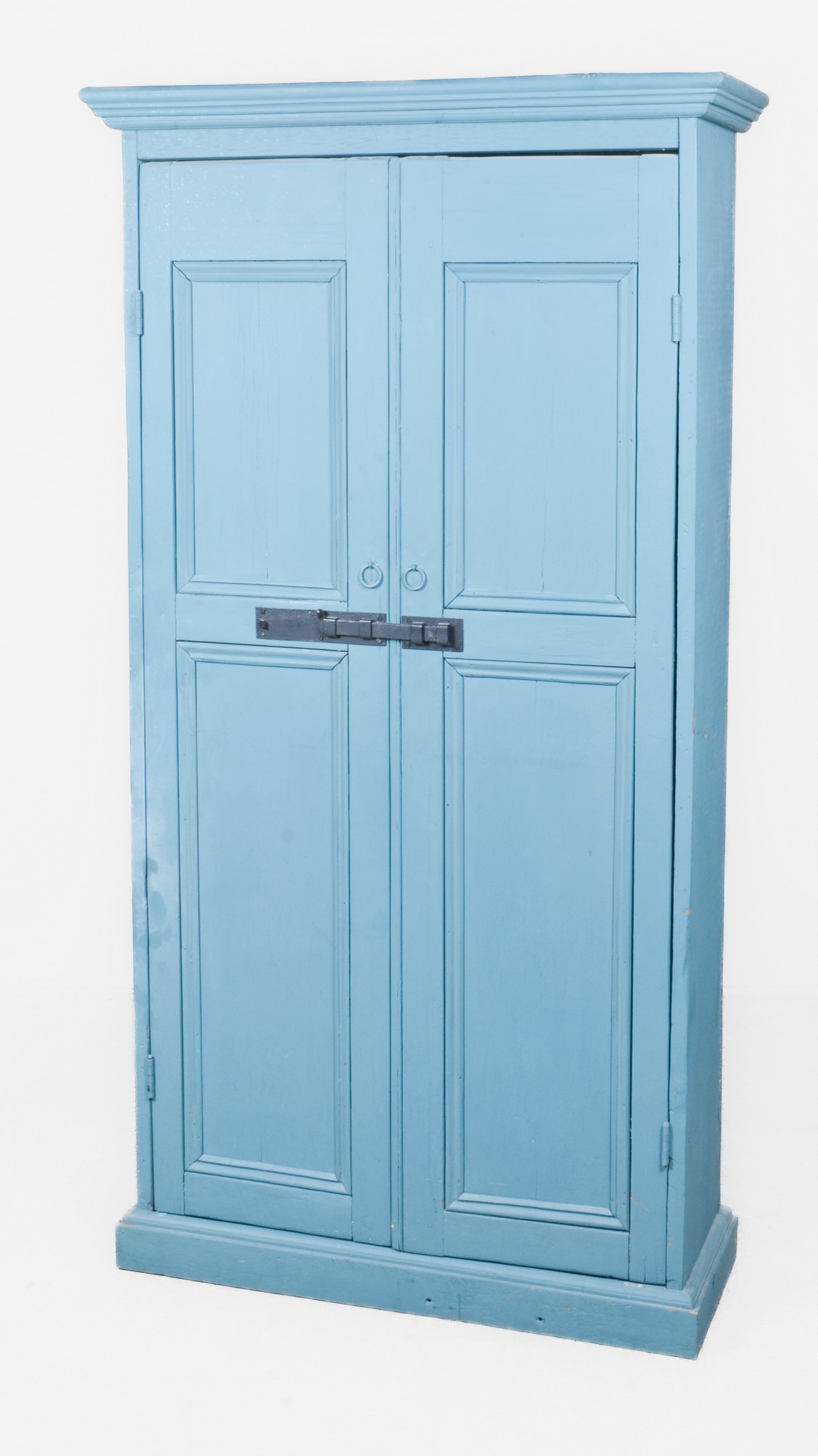 2 door painted paneled cabinet  3b5a85