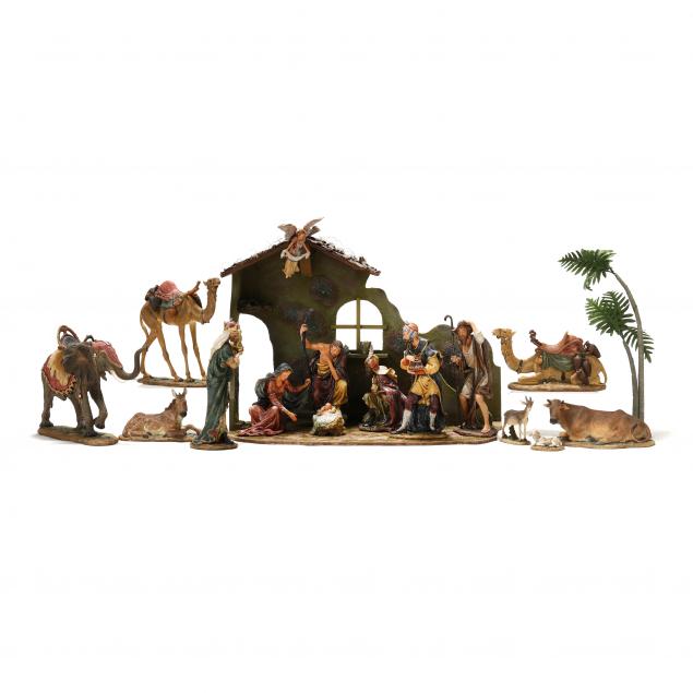 (17) PIECE NATIVITY CRECHE DESIGNED