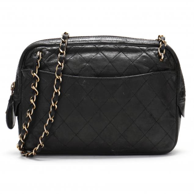 VINTAGE CHANEL QUILTED LAMBSKIN