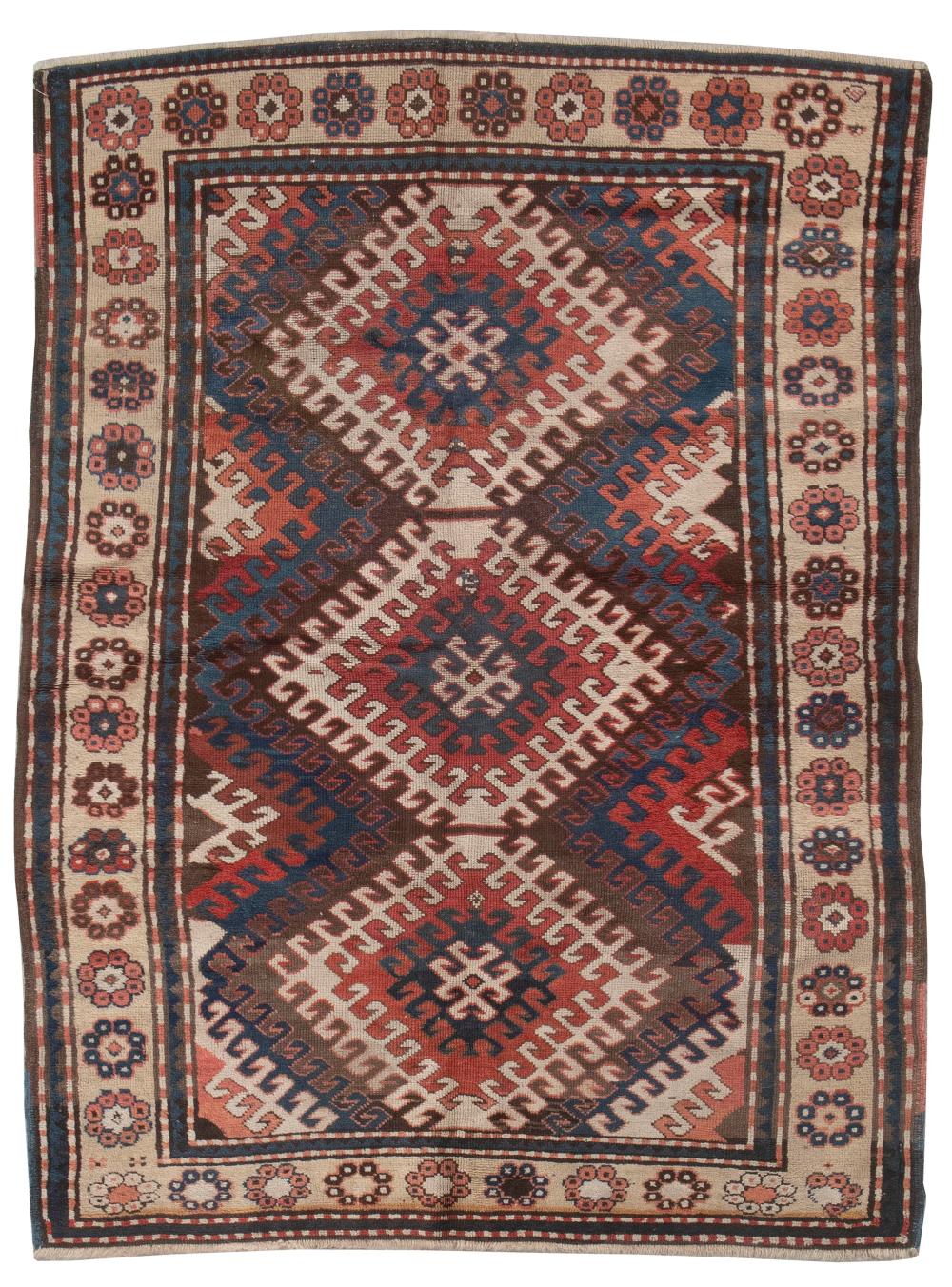 KARABAGH KAZAK RUG 4 3 X 3b3536