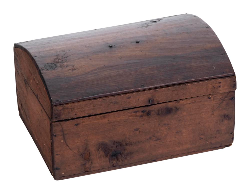 DOME-TOP DOCUMENT BOX EARLY 19TH