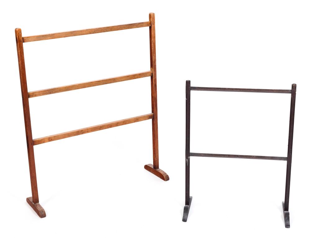 TWO BLANKET OR QUILT RACKS AMERICA,