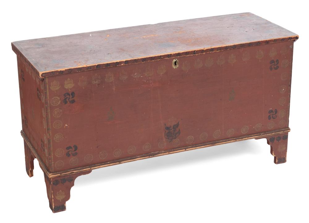 BLANKET CHEST WITH EXCEPTIONAL 3b3620