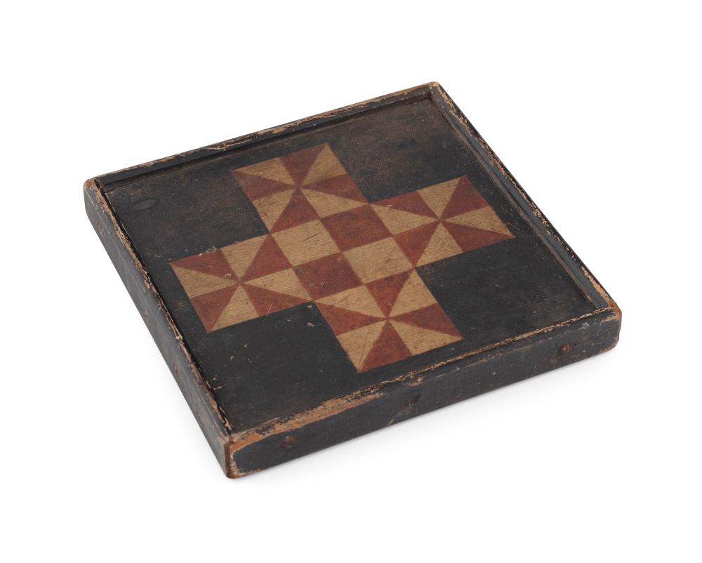 SMALL DOUBLE SIDED GAMEBOARD 19TH 3b3640