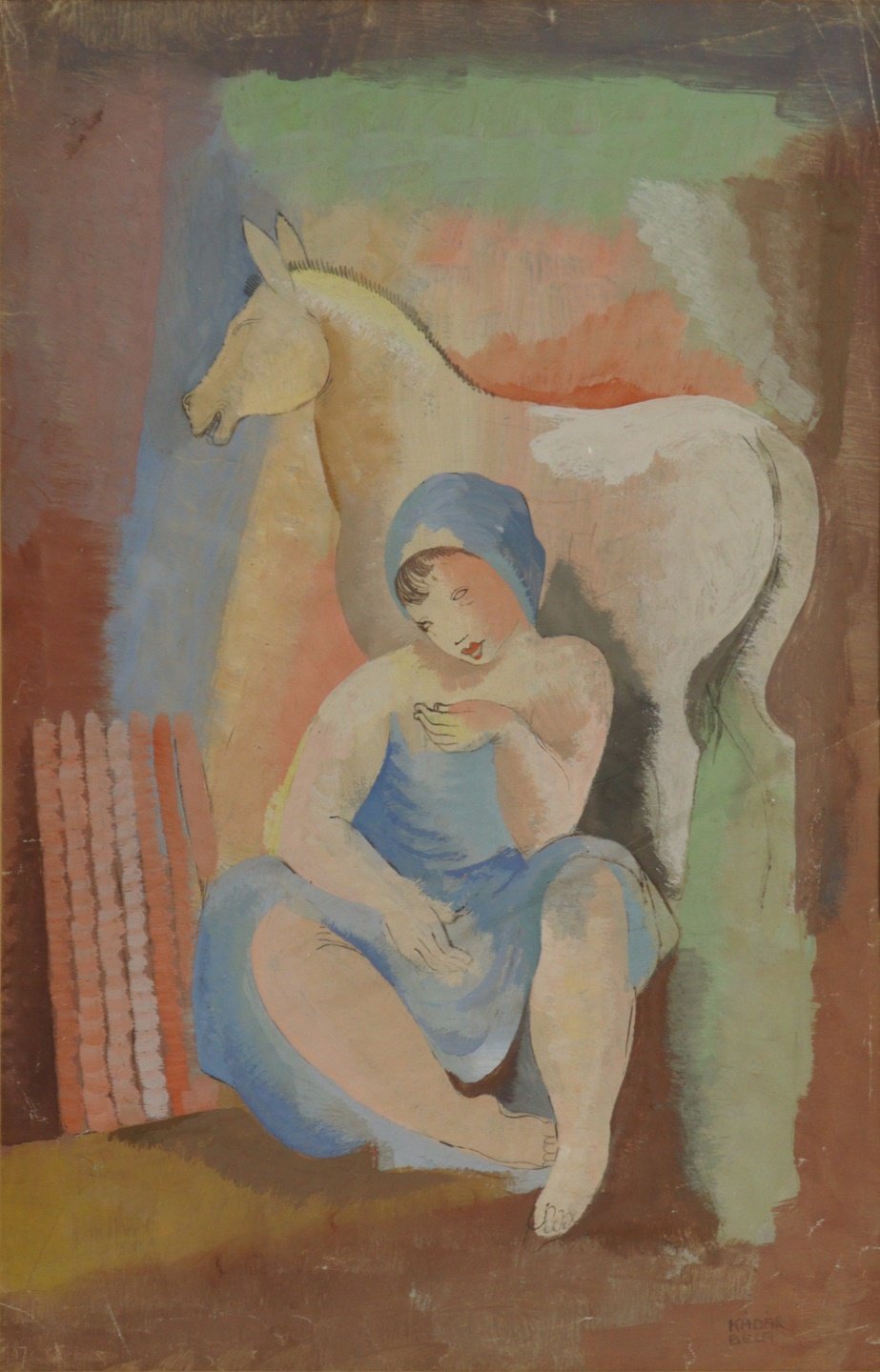BELA KADAR (HUNGARIAN, 1877-1956). Girl