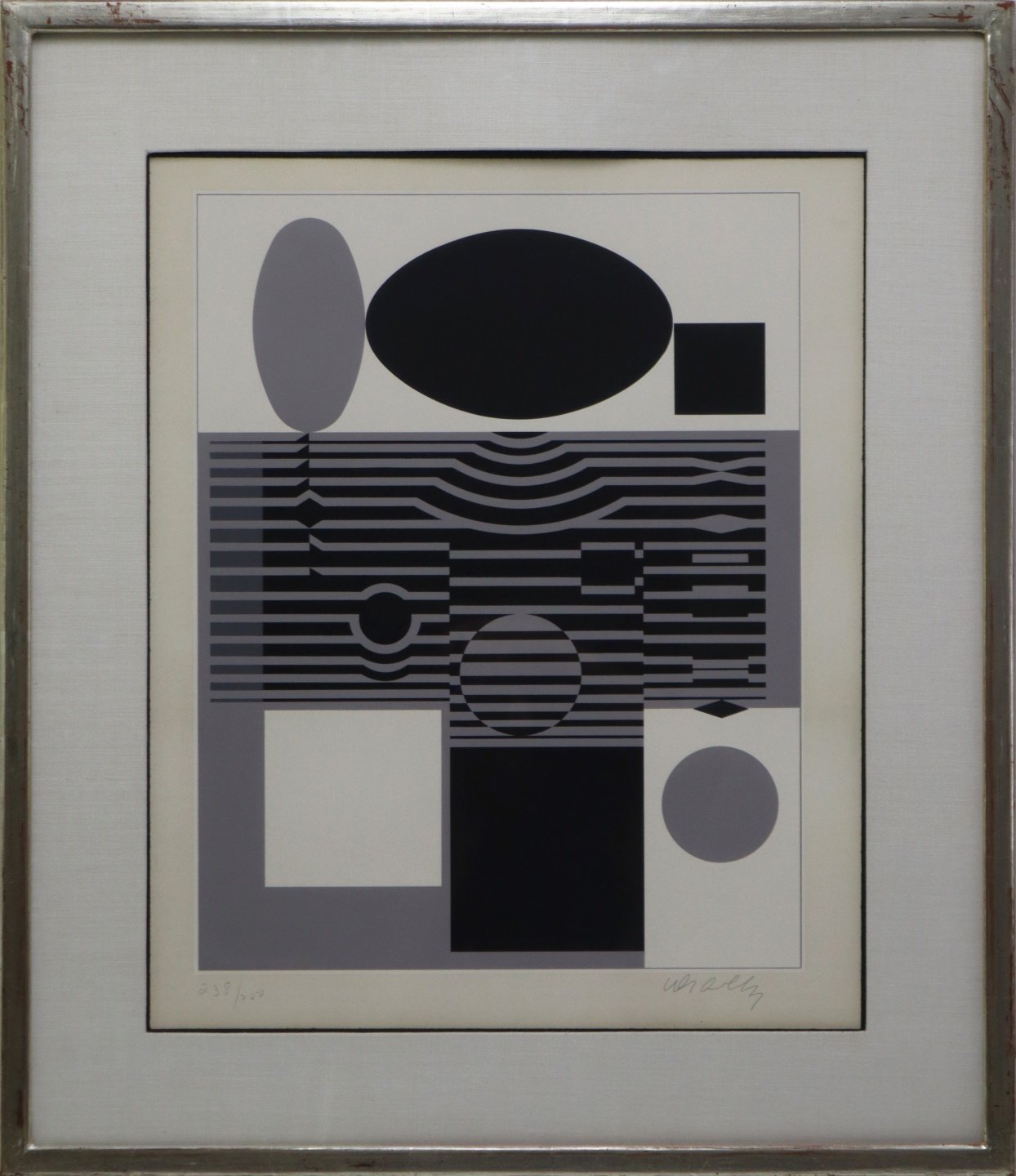 VICTOR VASARELY (HUNGARIAN/FRENCH, 1906-1997).