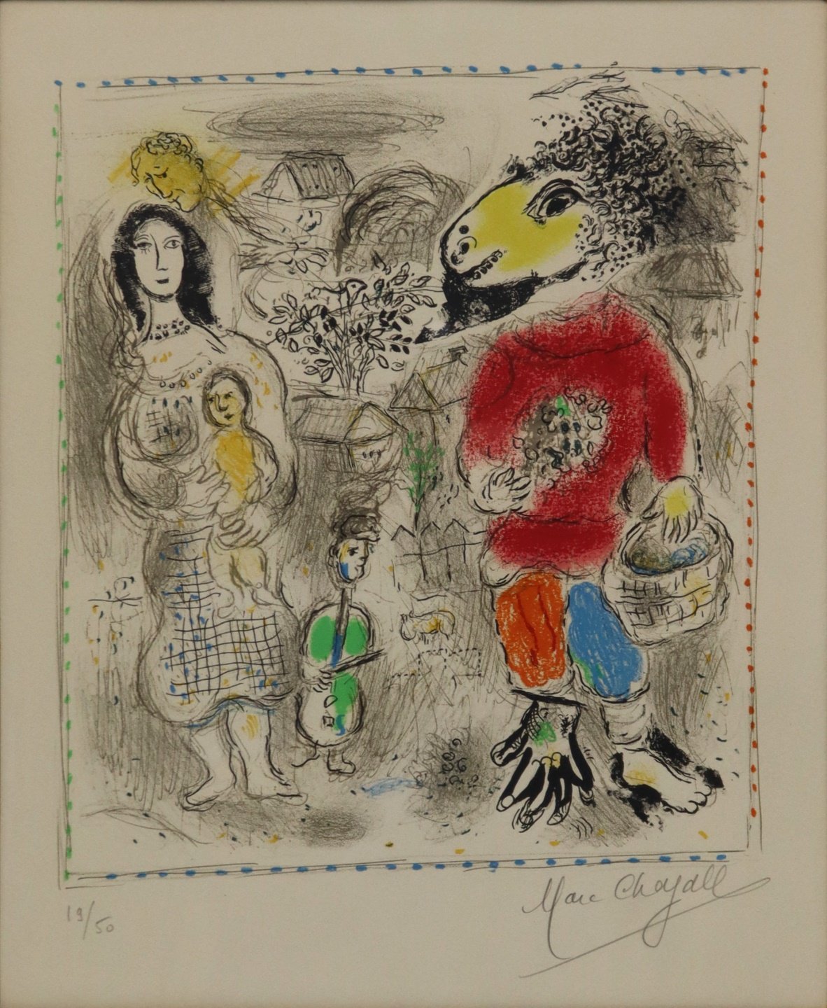 MARC CHAGALL RUSSIAN FRENCH 1887 1985  3b36a2