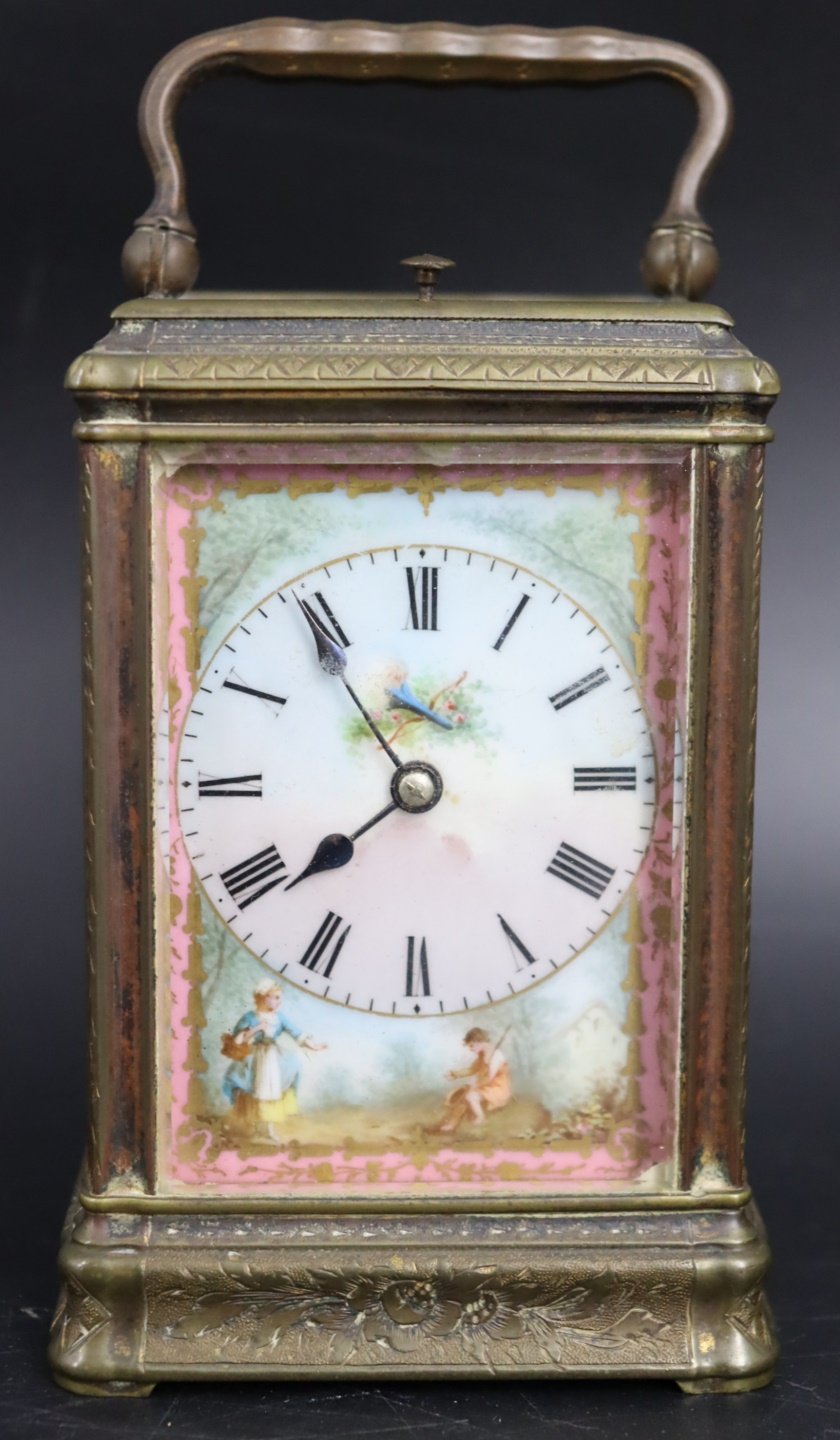 ANTIQUE REPEATER CARRIAGE CLOCK