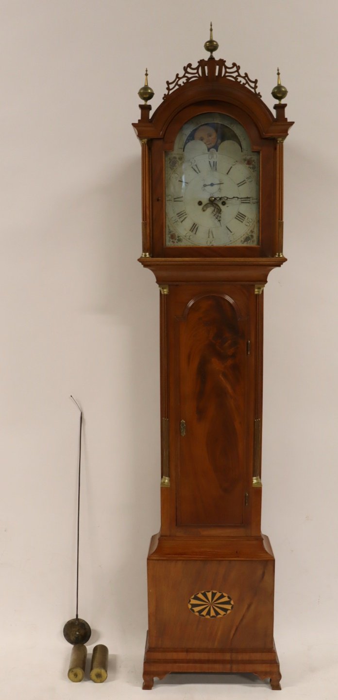 SIMON WILLARD (ATTRIB) GRANDFATHER CLOCK.