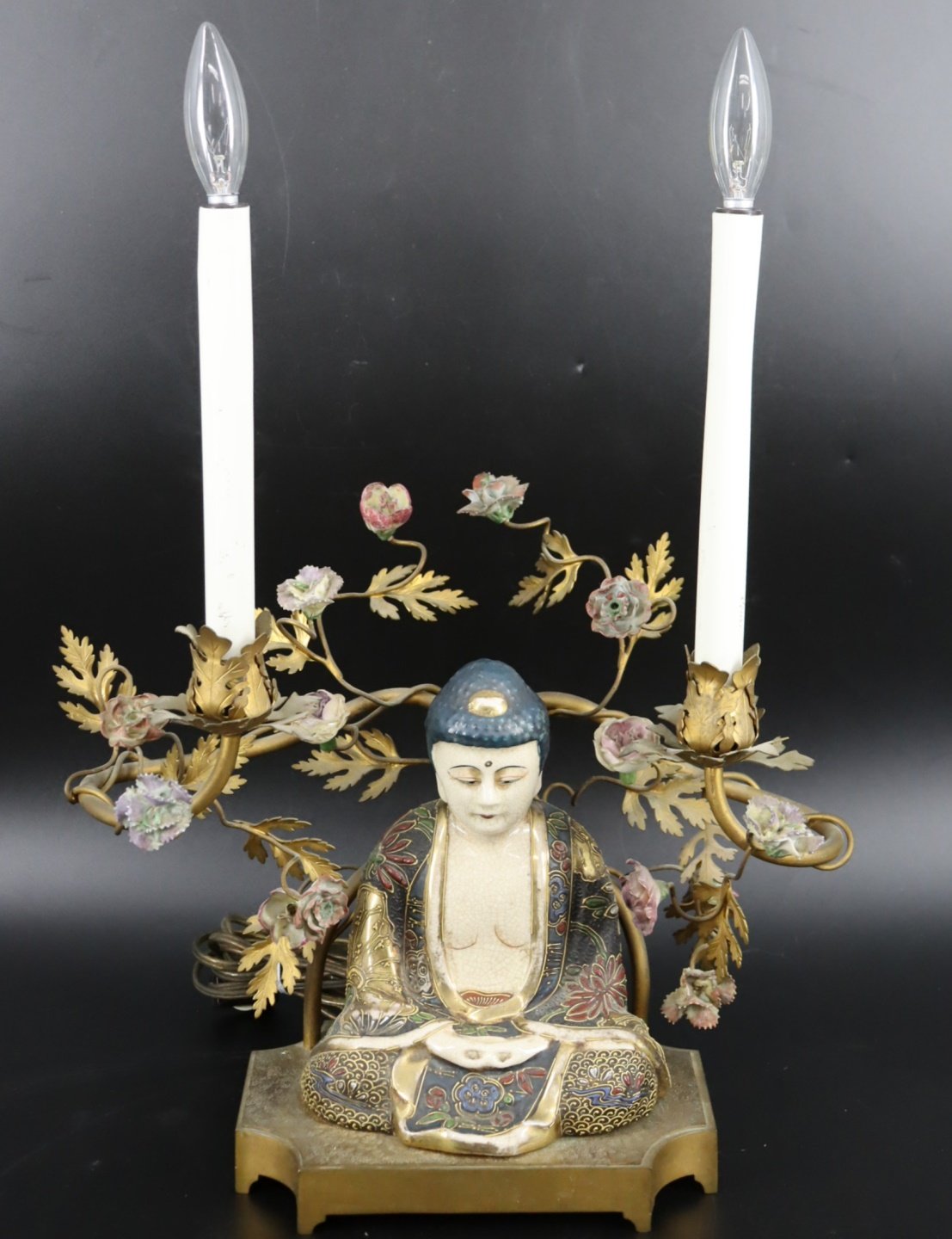 GILT METAL ENAMELED PORCELAIN 3b3746