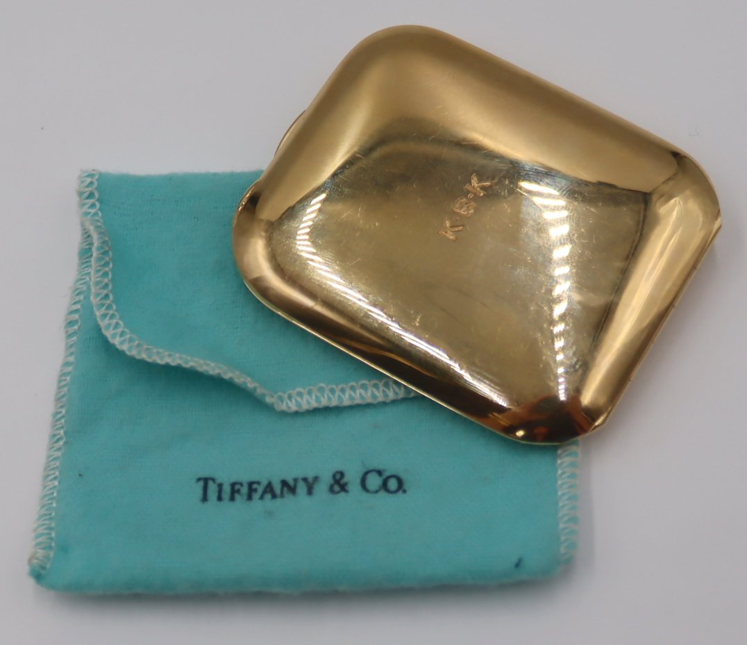 GOLD. TIFFANY & CO. 14KT GOLD TRAVELING