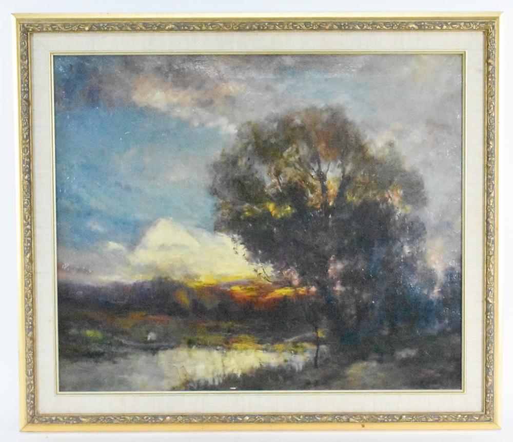 EARLY 20TH CENTURY OIL ON CANVAS 3b391a