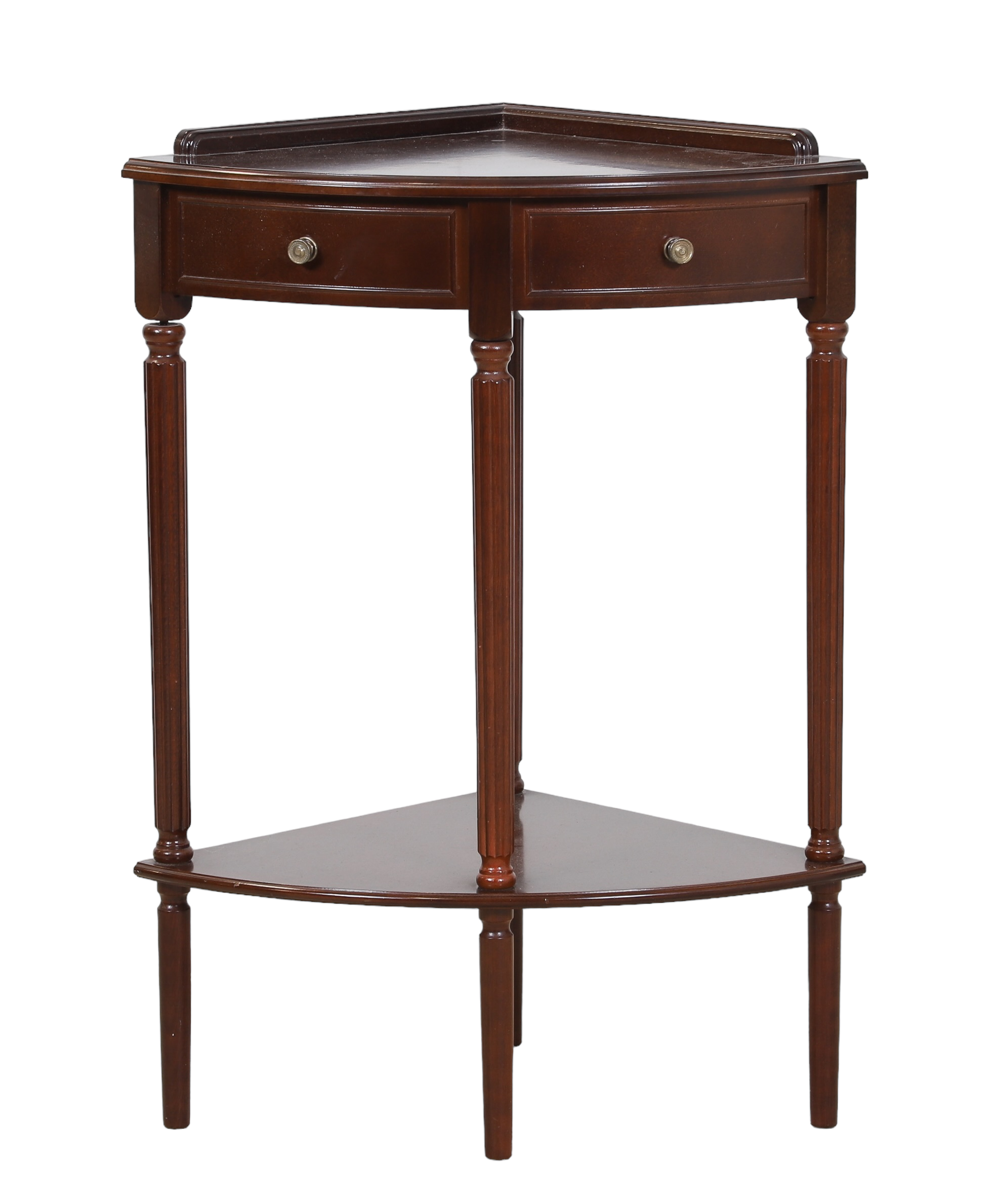 Bombay and Co mahogany corner side 3b3936