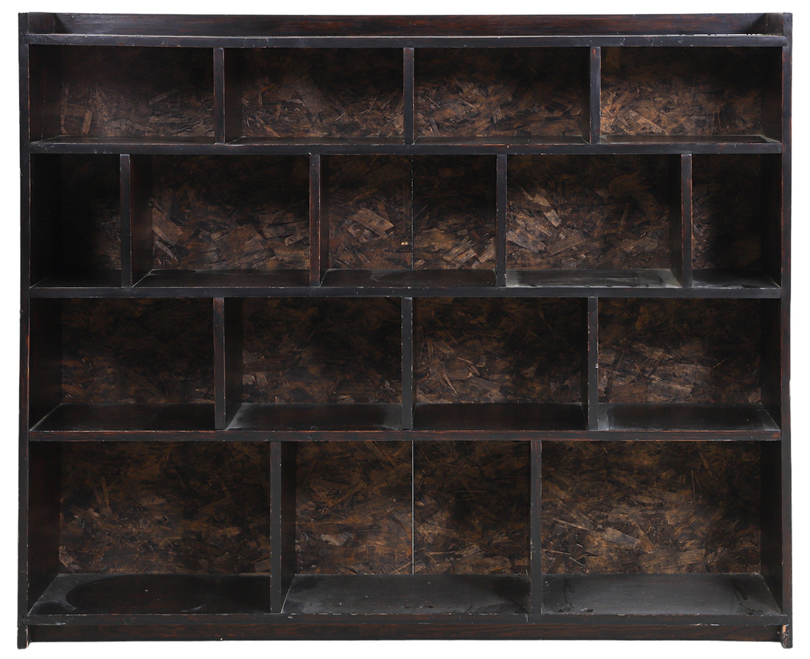 Handmade open wall shelf espresso 3b397a