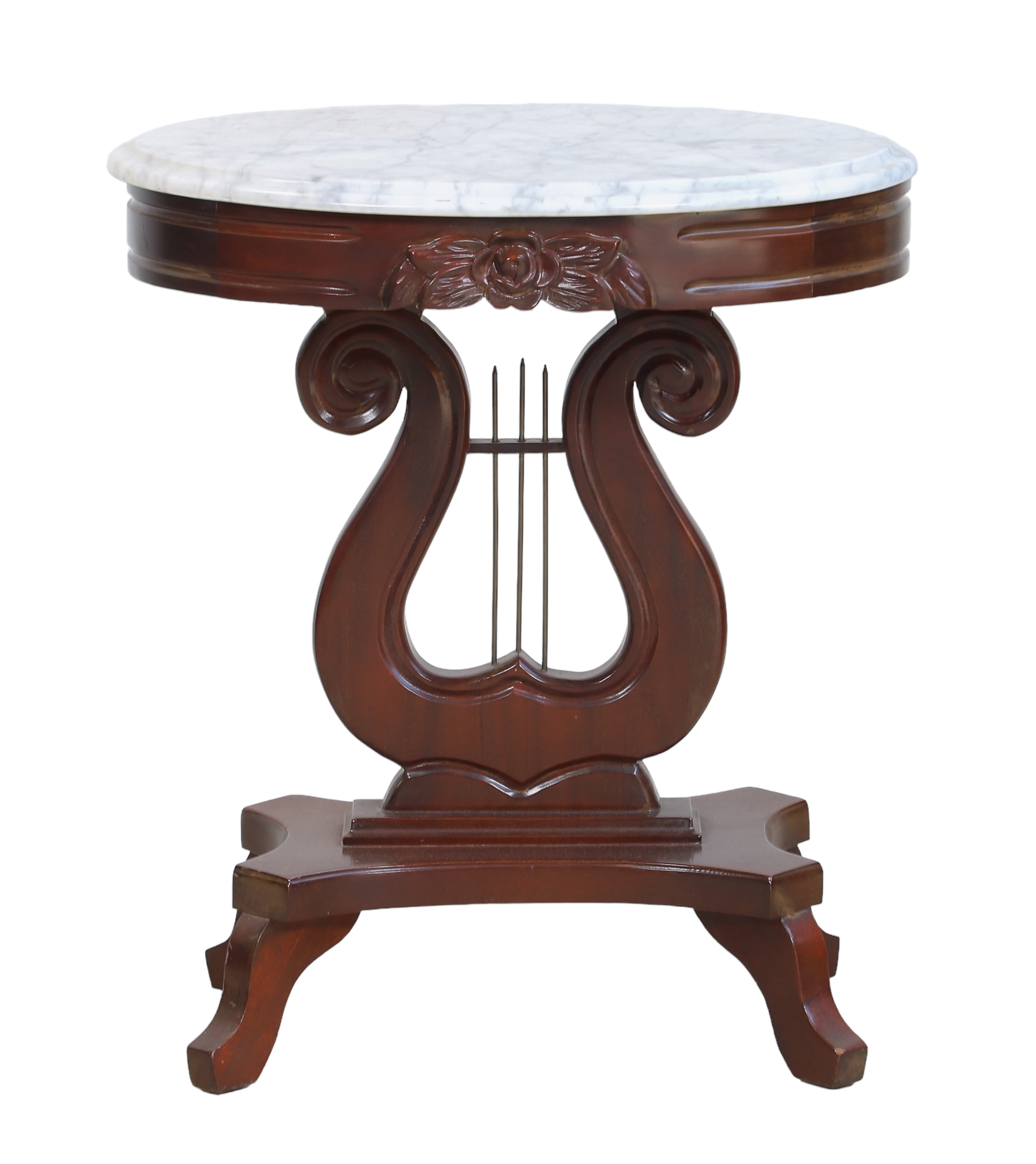 Victorian style marbletop side