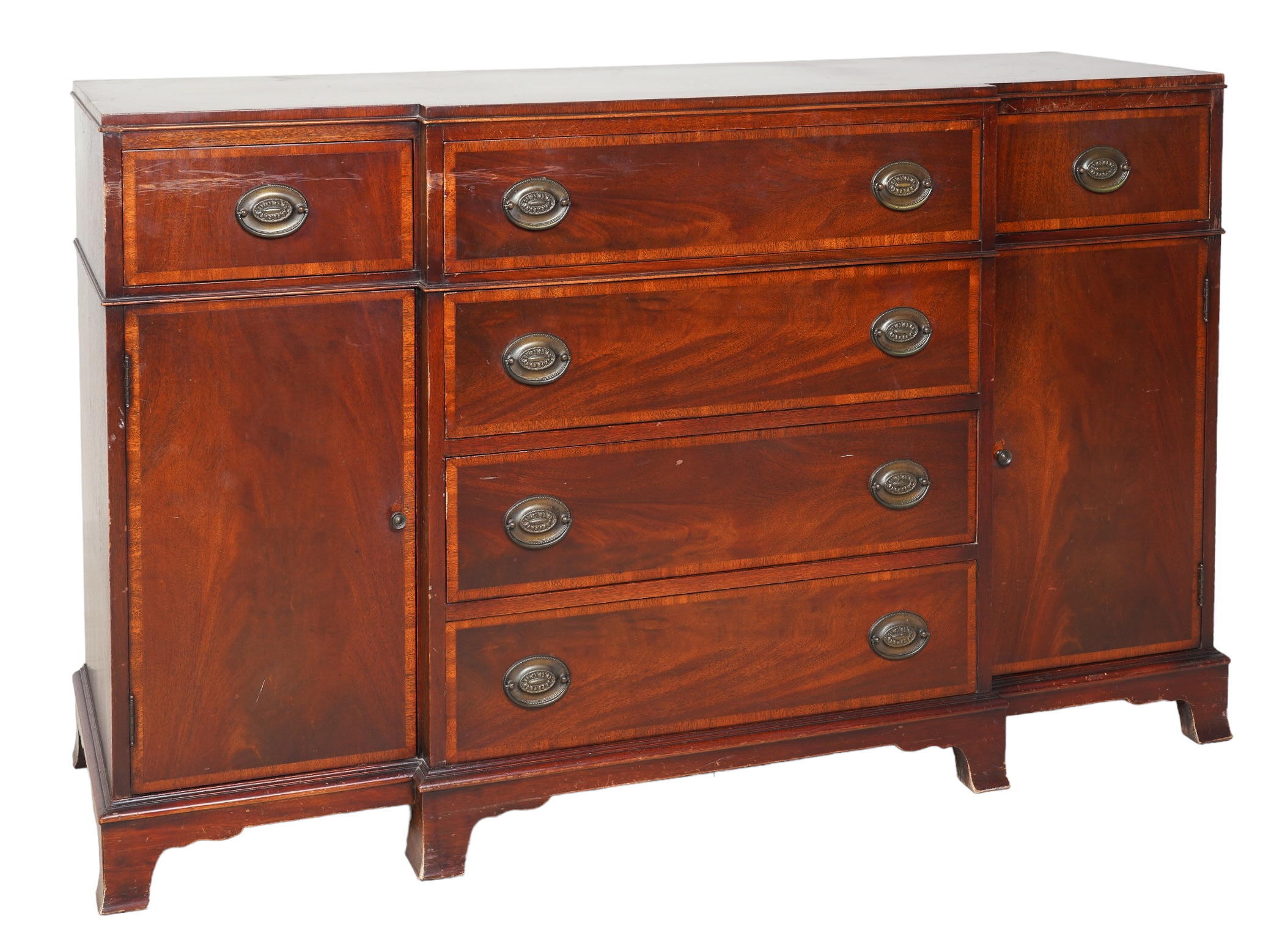 Fancher Furniture Co mahogany sideboard,