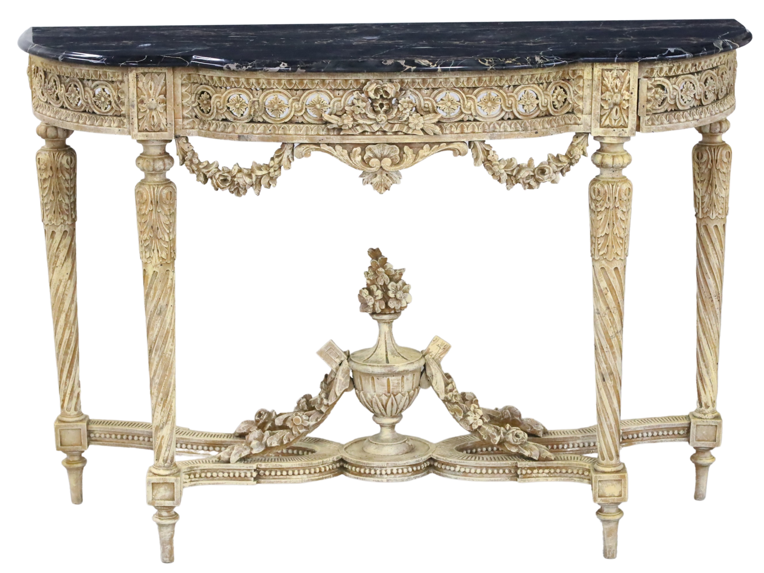 DECORATIVE LOUIS XVI STYLE CARVED 3b3a4a