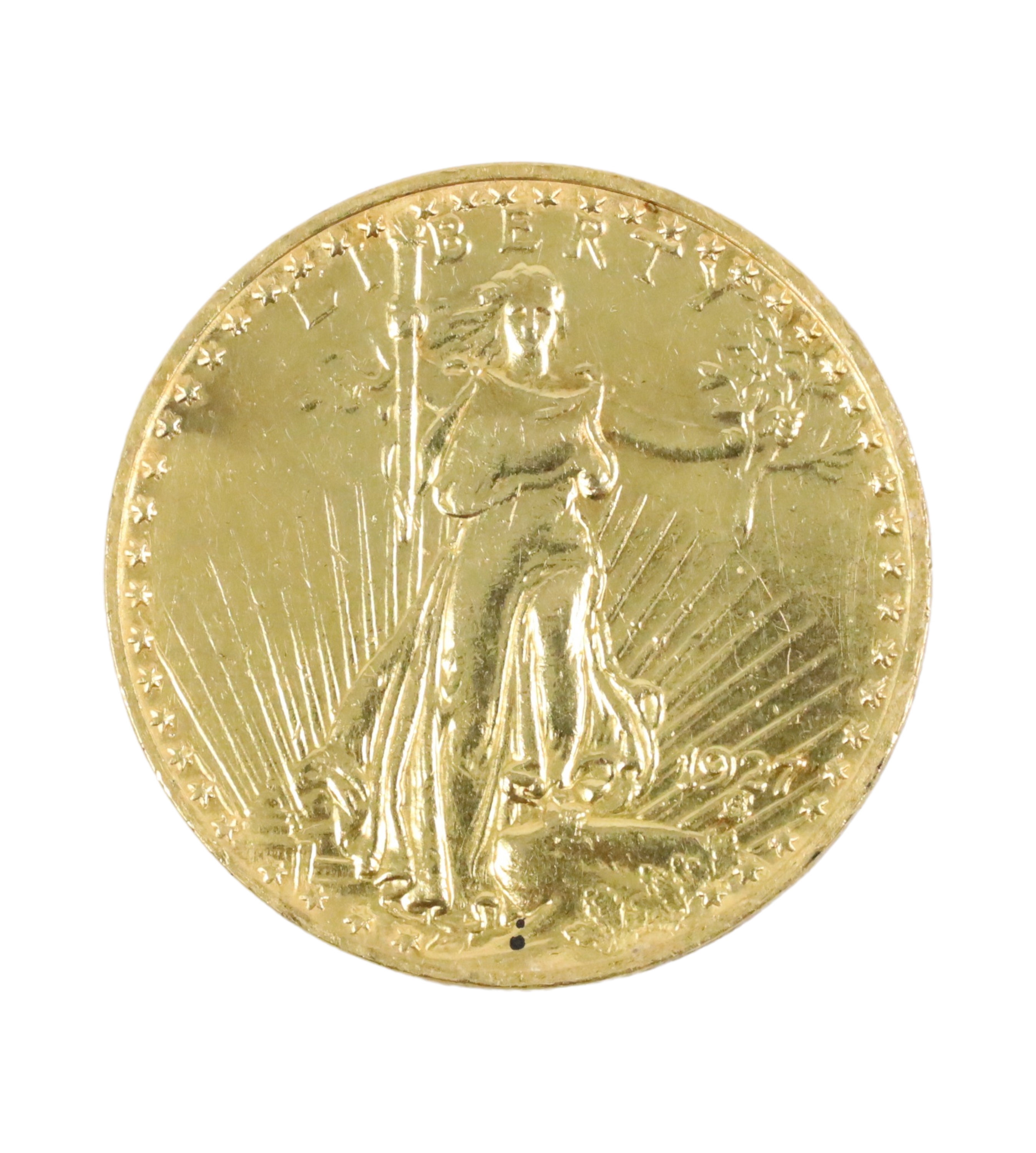 1927 MS65 GOLD 20 ST GAUDEN DOUBLE 3b3aaa