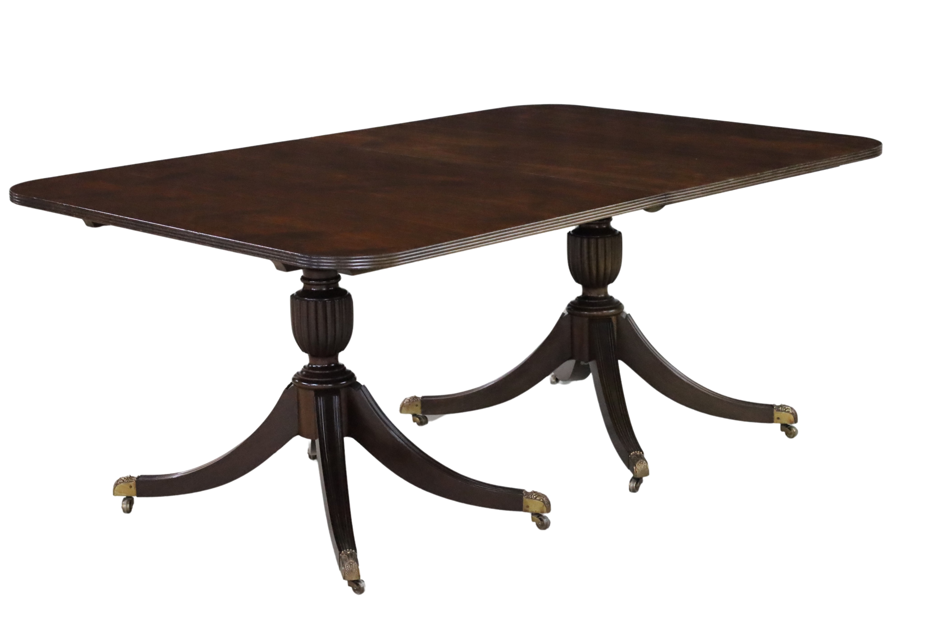 REGENCY STYLE MAHOGANY DINING TABLE 3b3ae0