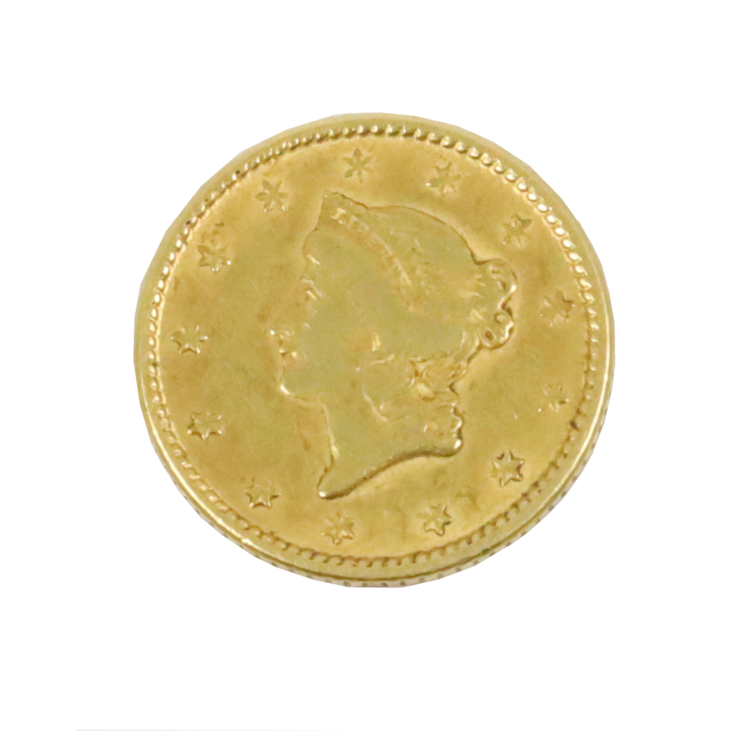 1850 VF25 LIBERTY HEAD $1 GOLD