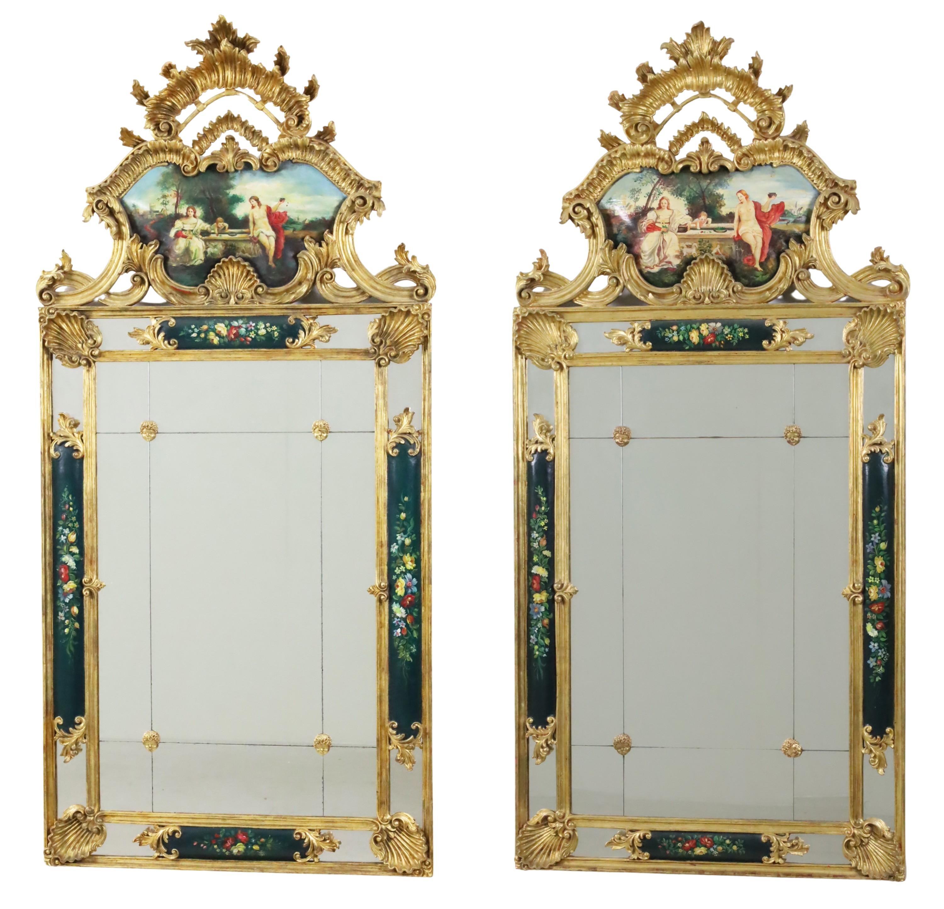 PR OF ITALIAN VENETIAN STYLE MIRRORS 3b3b14