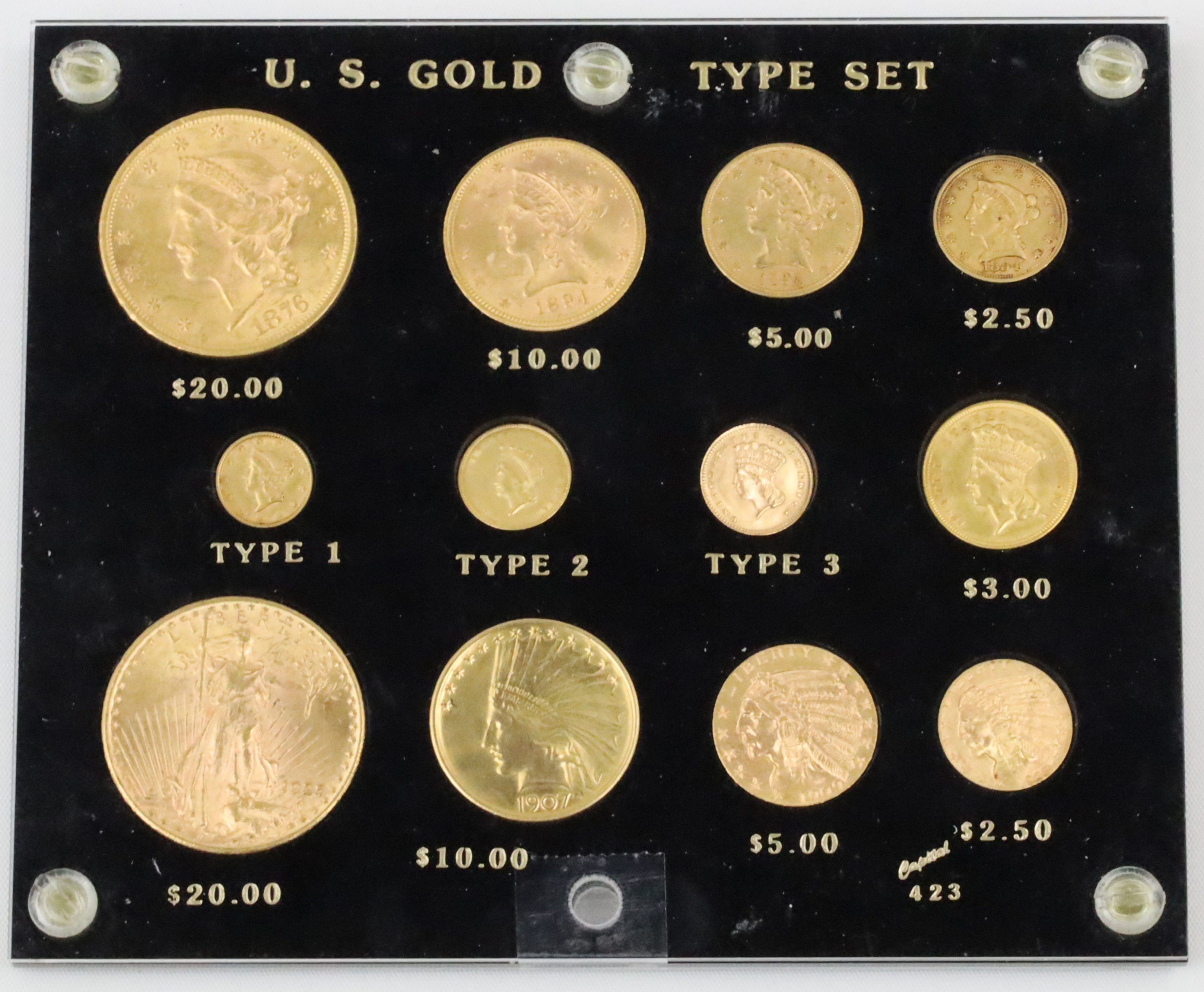 12 PC. AMERICAN GOLD COIN SET 12