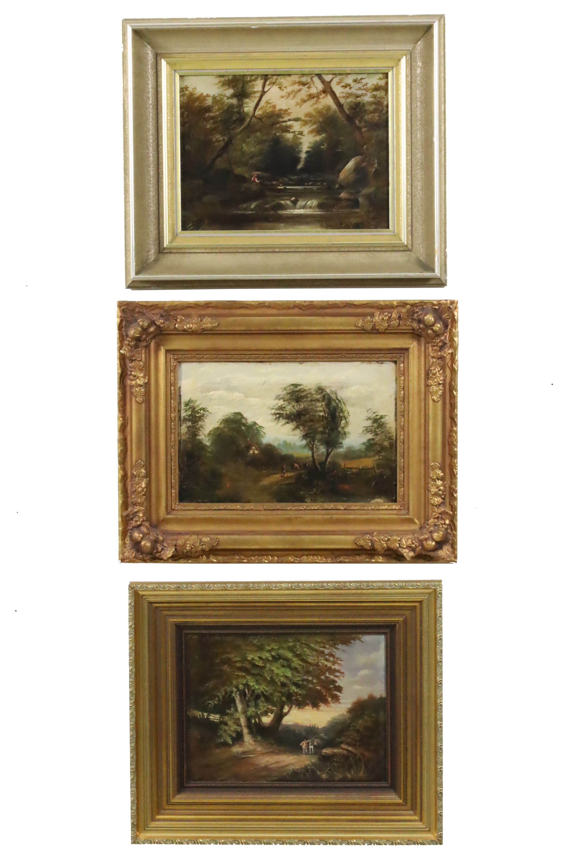 GROUP OF 3 LANDSCAPE PAINTINGS 3b3b7a