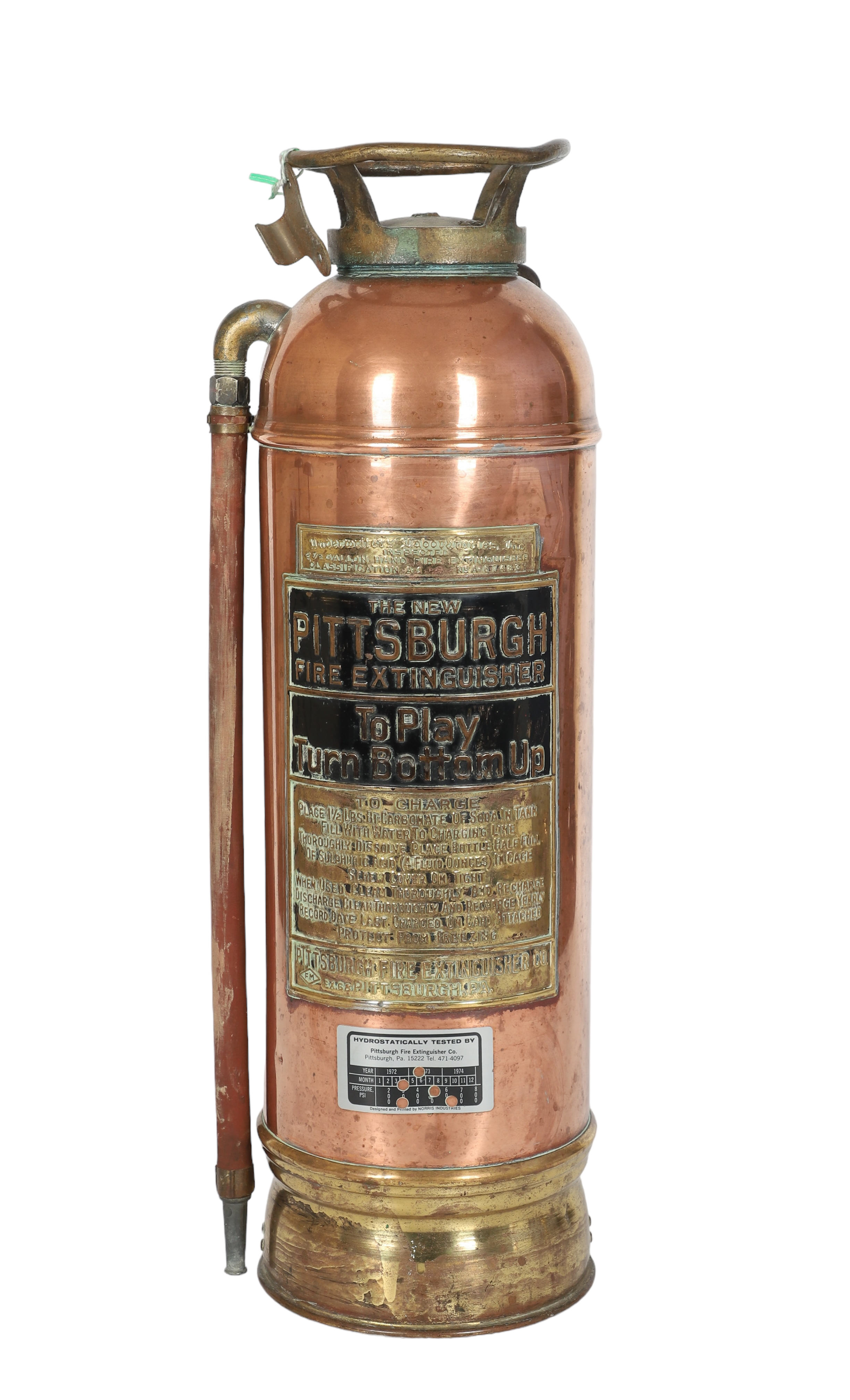 Pittsburgh Fire Extinguisher copper 3b3bc9