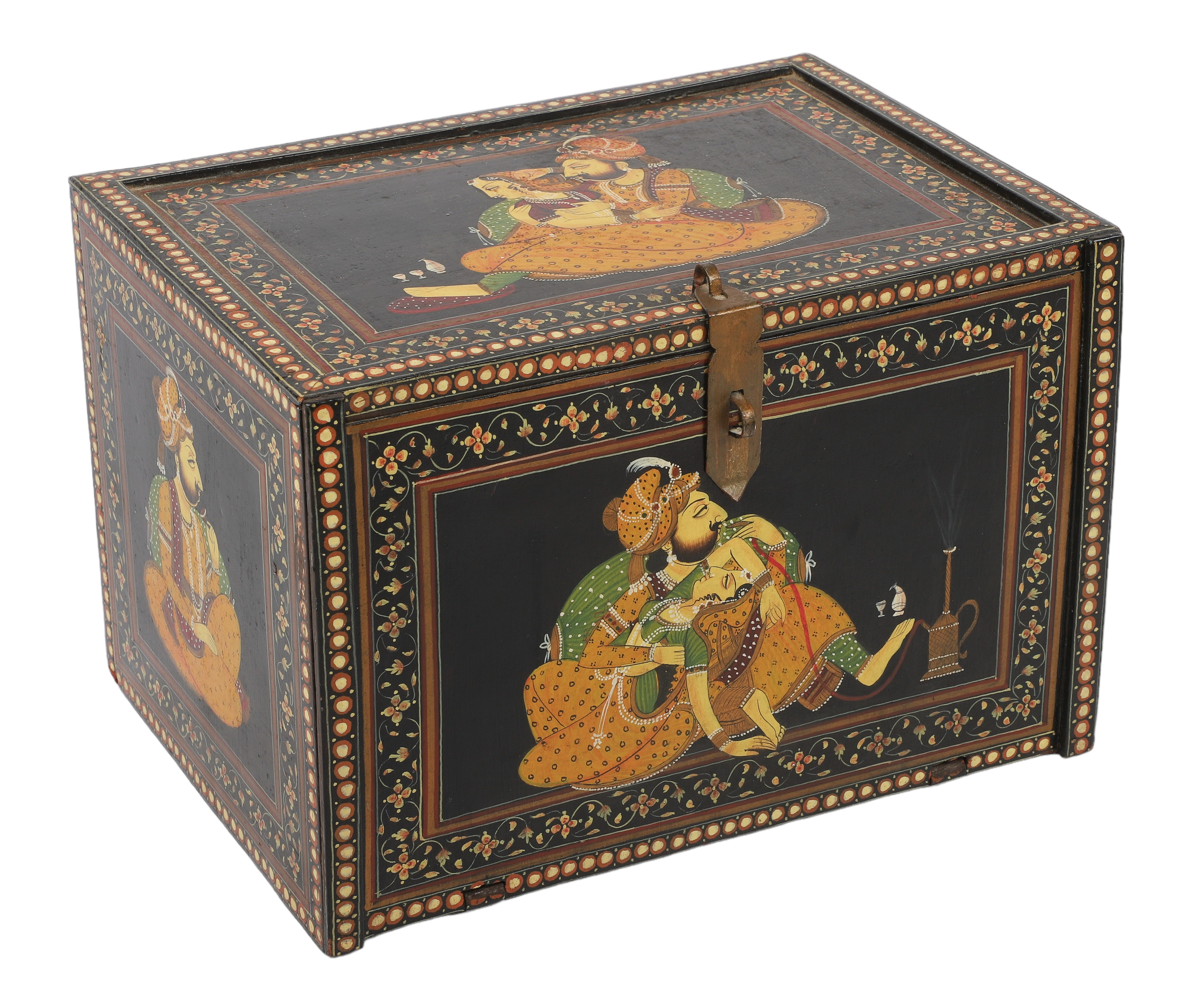 Indian Mughal style box with hand