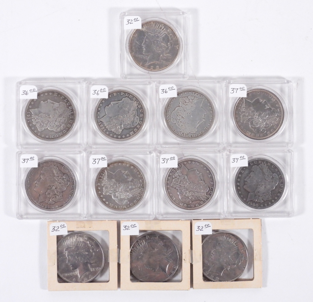 12PC COLLECTION OF MORGAN PEACE 3b3c7b