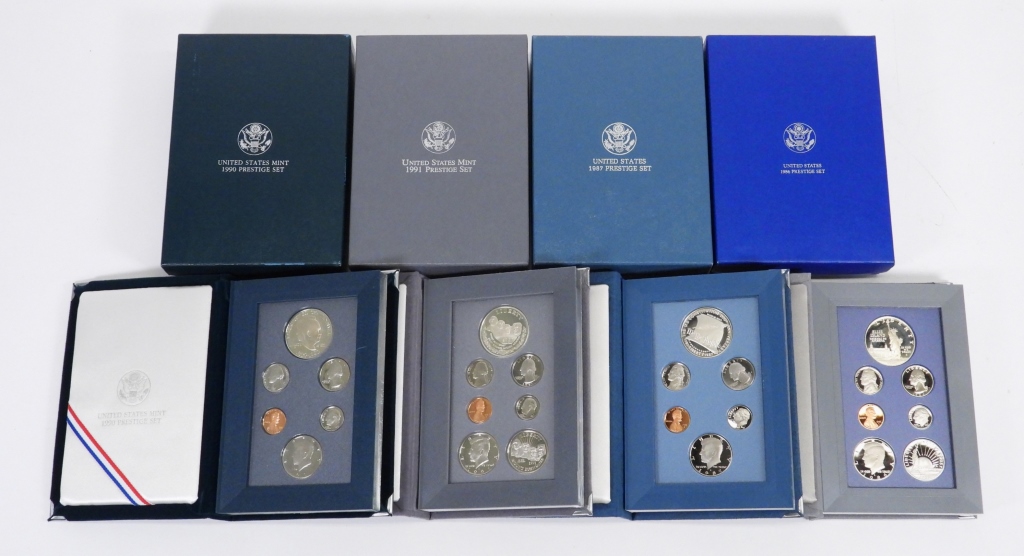 4PC UNITED STATES SILVER PROOF 3b3c87