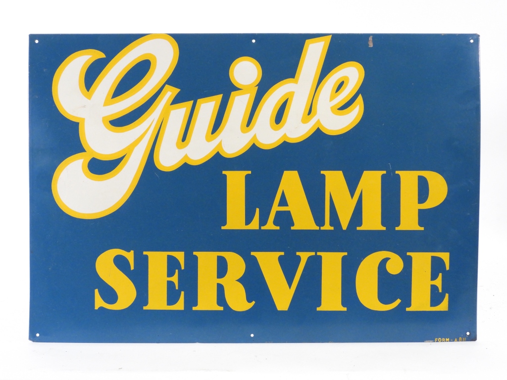 GUIDE LAMP SERVICE AUTOMOTIVE ADVERTISING