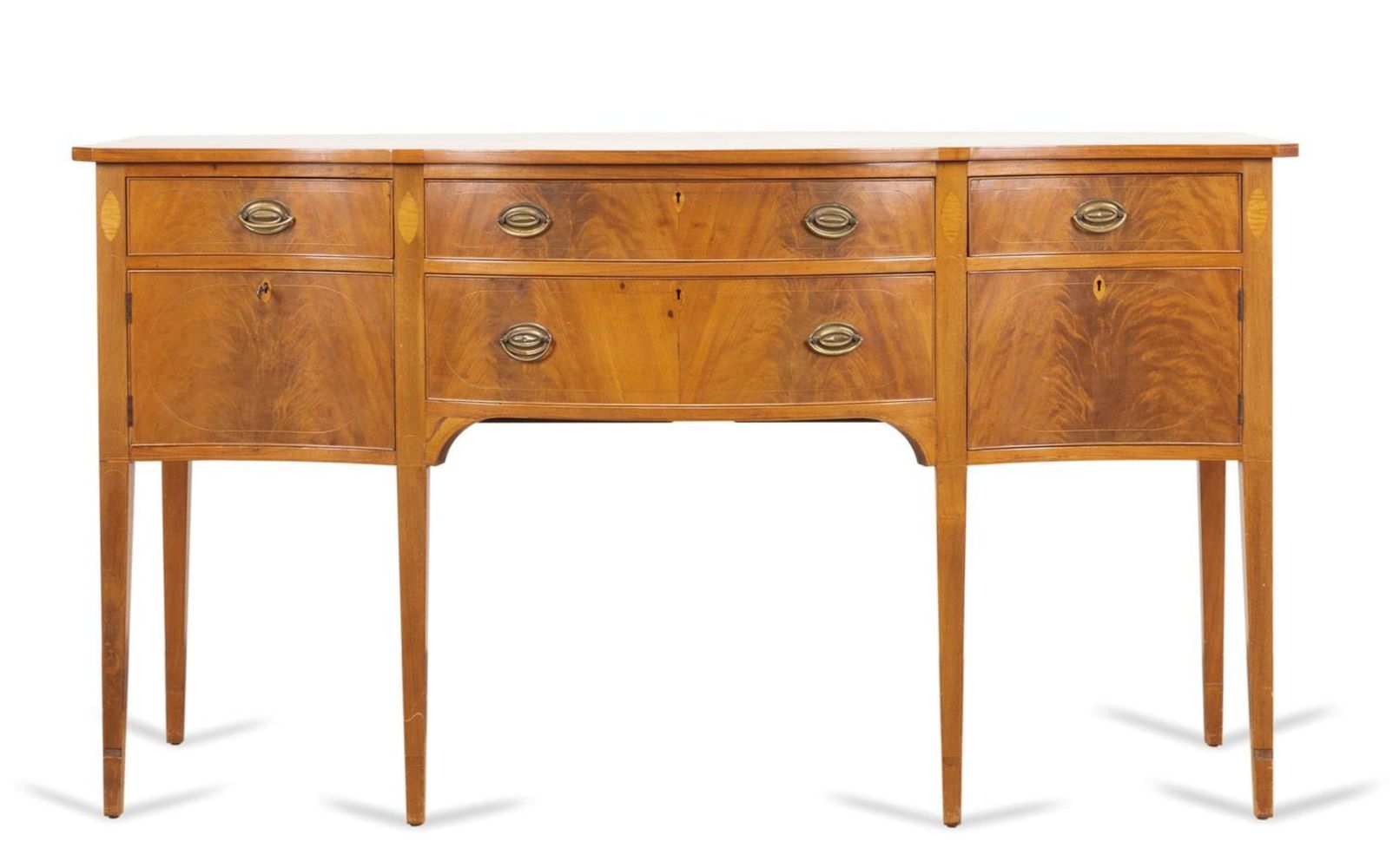 AMERICAN FEDERAL STYLE MAHOGANY SIDEBOARD