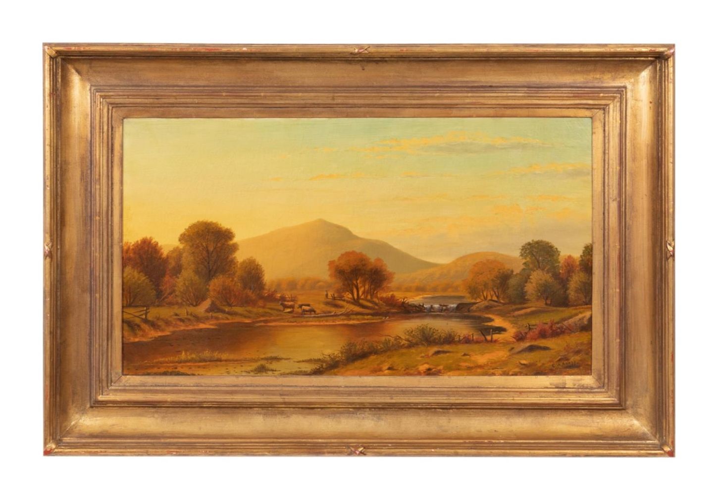 CHARLES WILSON KNAPP VIEW OF BEAR MOUNTAIN